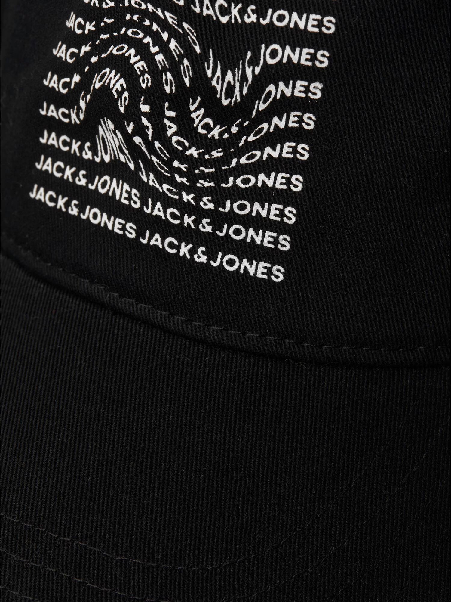 JACK & JONES Kapa 'TWIRL' črna / bela - Pepit.si