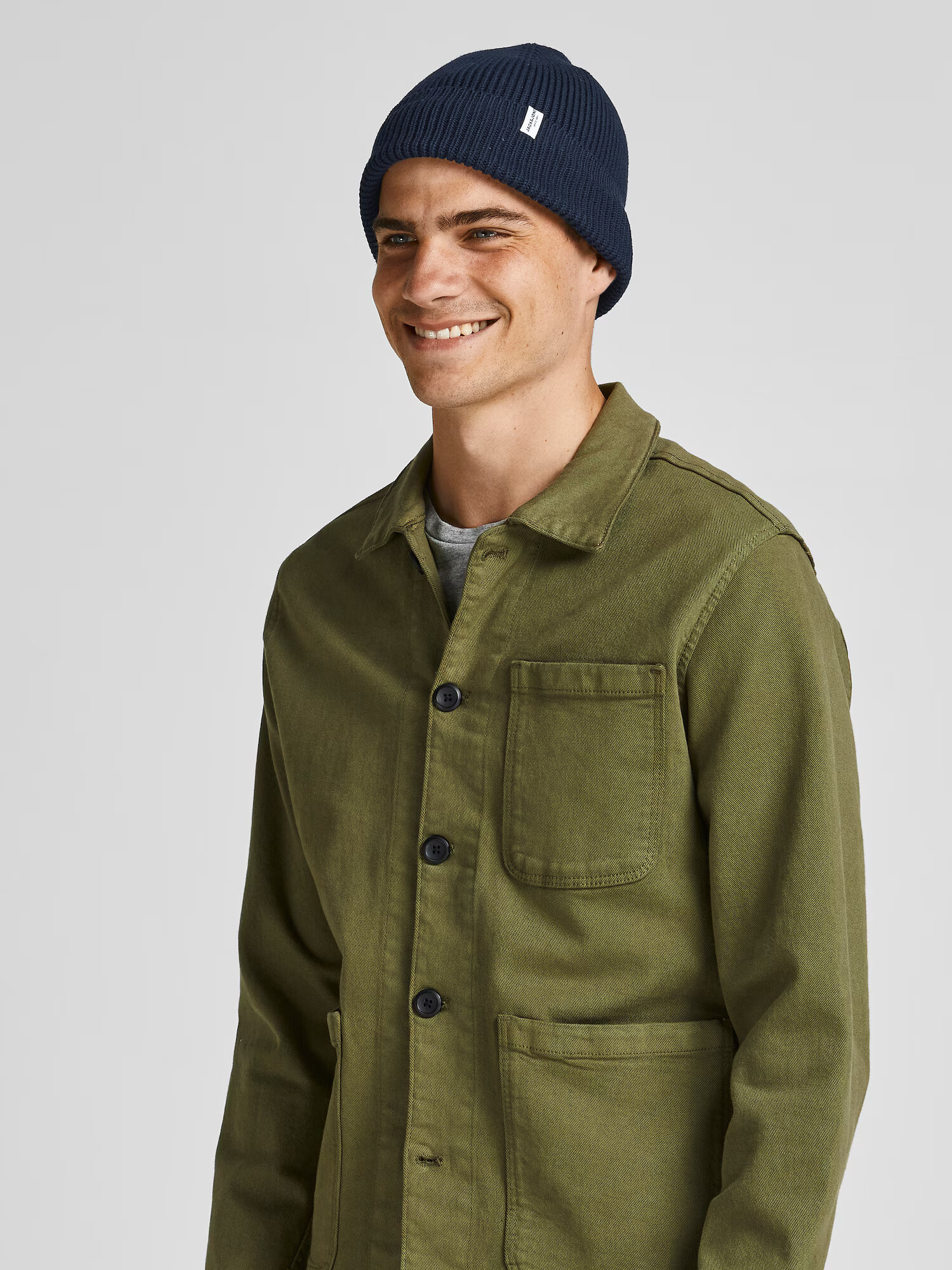 JACK & JONES Kape 'Brink' mornarska / bela - Pepit.si