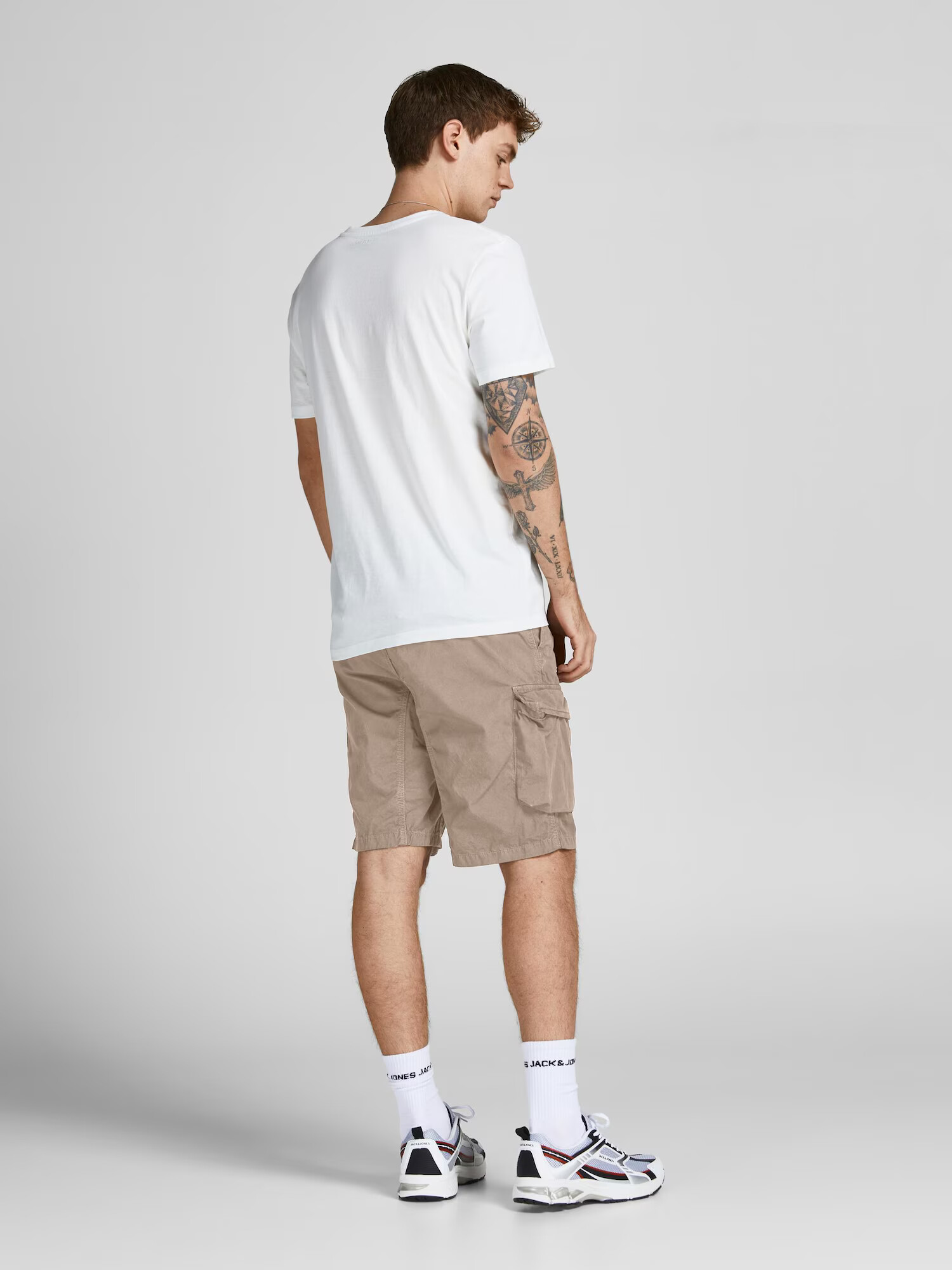 JACK & JONES Kargo hlače 'JUDE' temno siva - Pepit.si