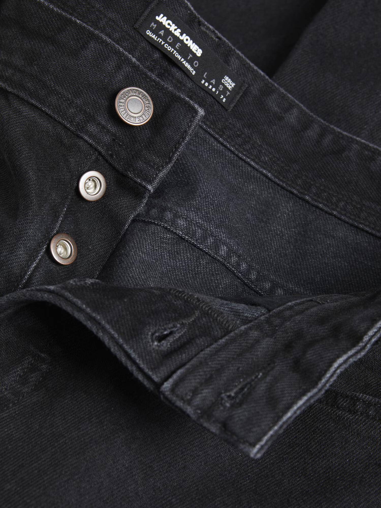 JACK & JONES Kavbojke 'Alex' črn denim - Pepit.si