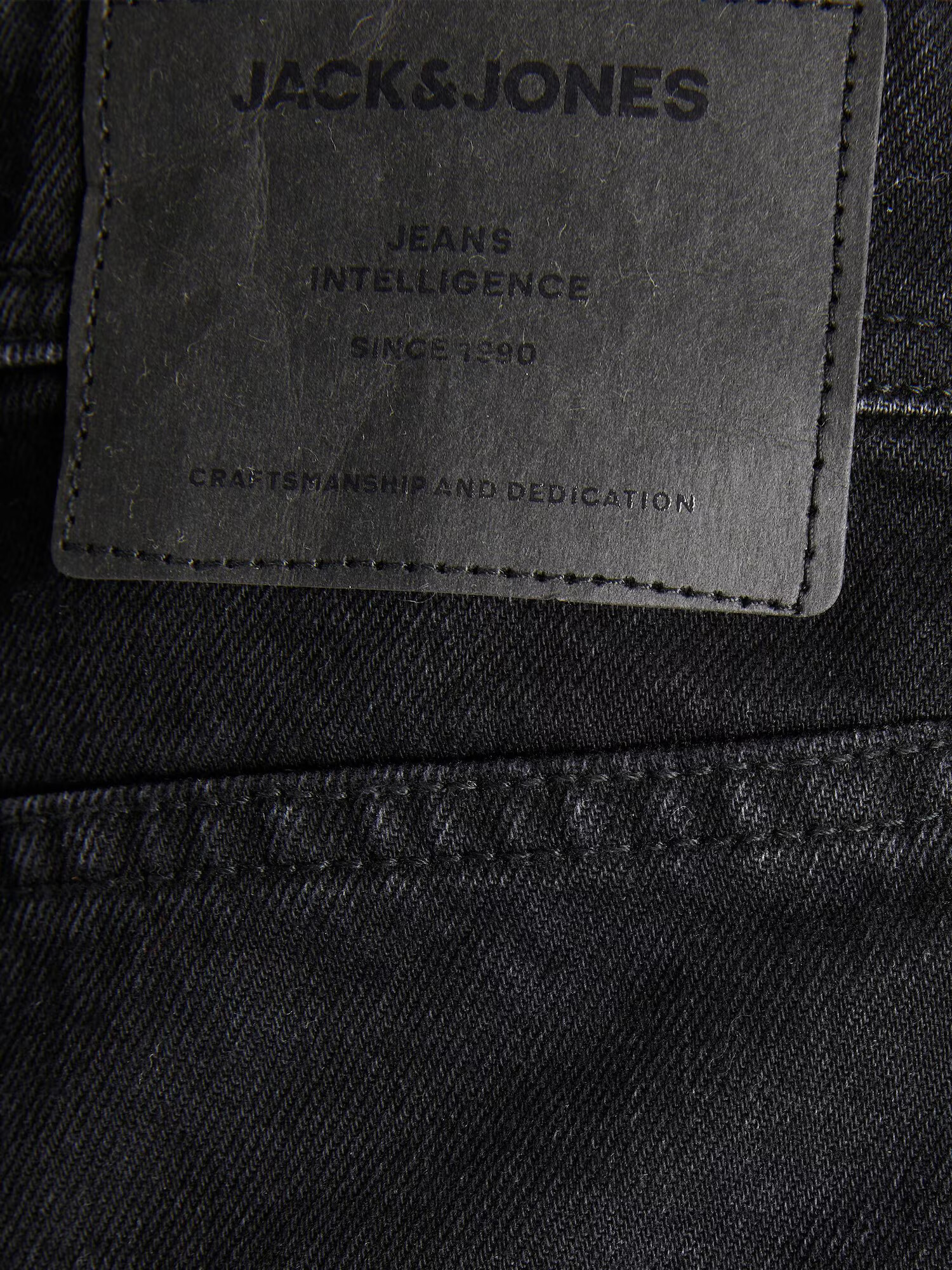 JACK & JONES Kavbojke 'Chris' črn denim - Pepit.si