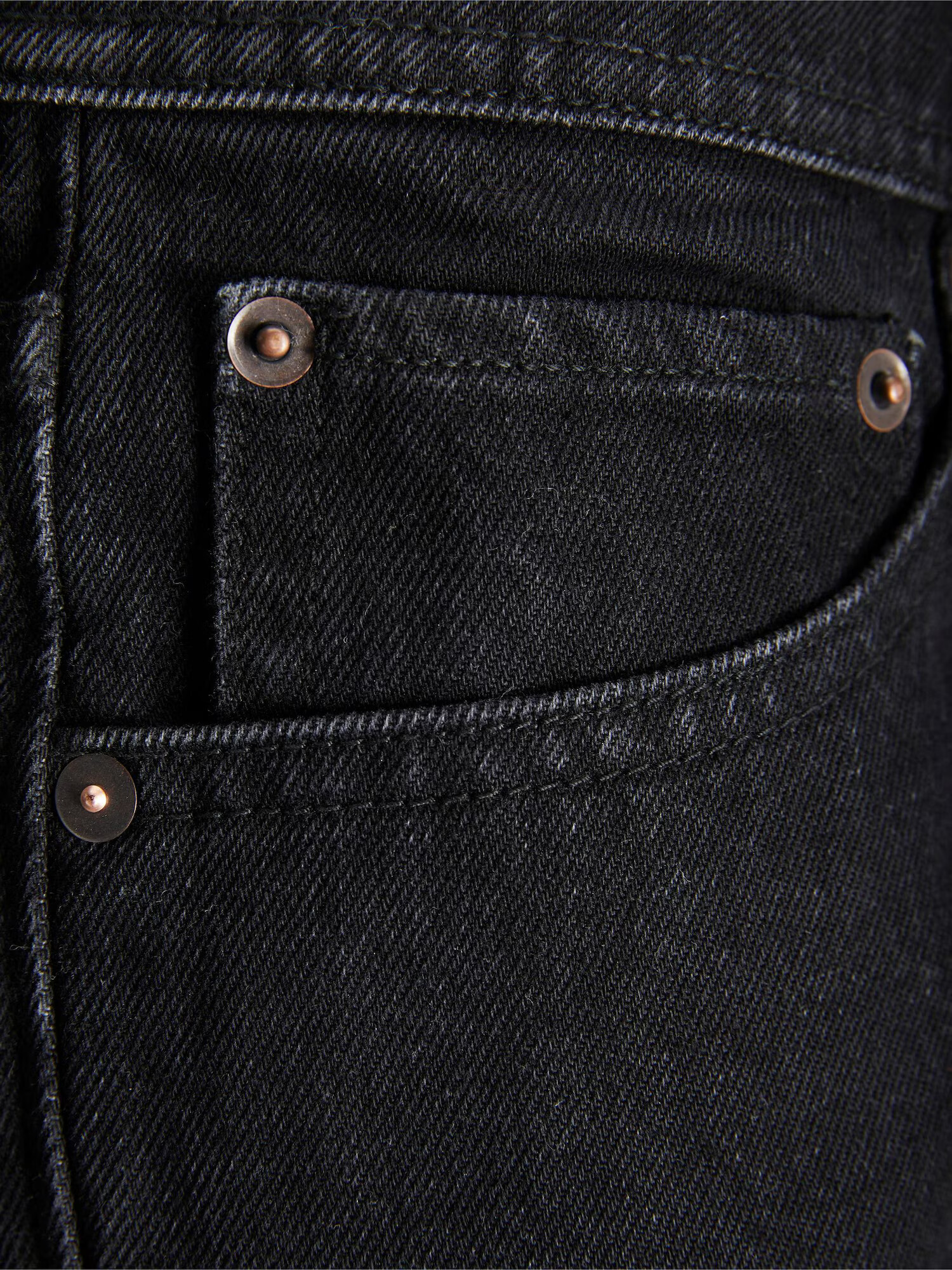 JACK & JONES Kavbojke 'Chris' črn denim - Pepit.si