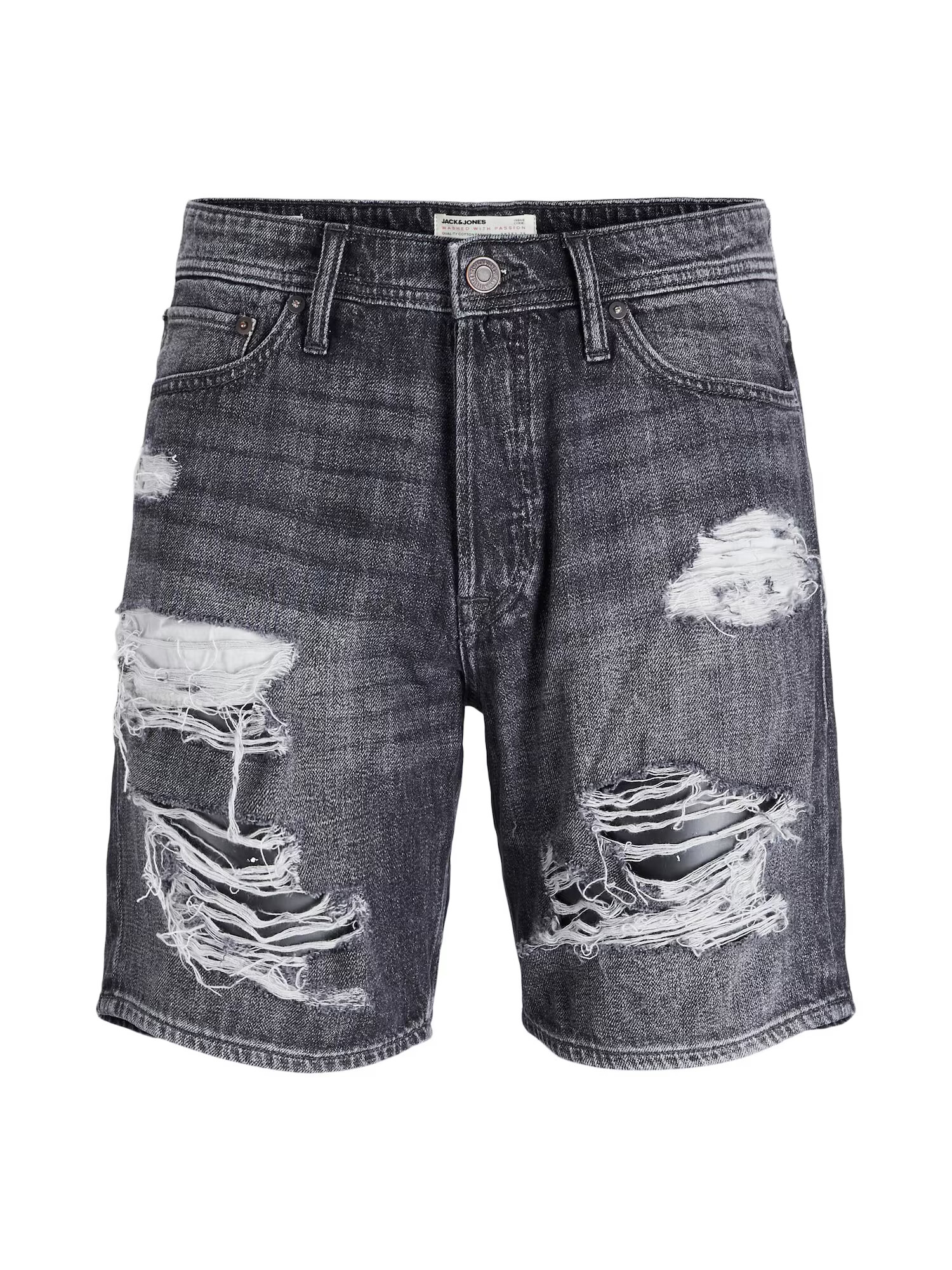 JACK & JONES Kavbojke 'CHRIS' črn denim - Pepit.si