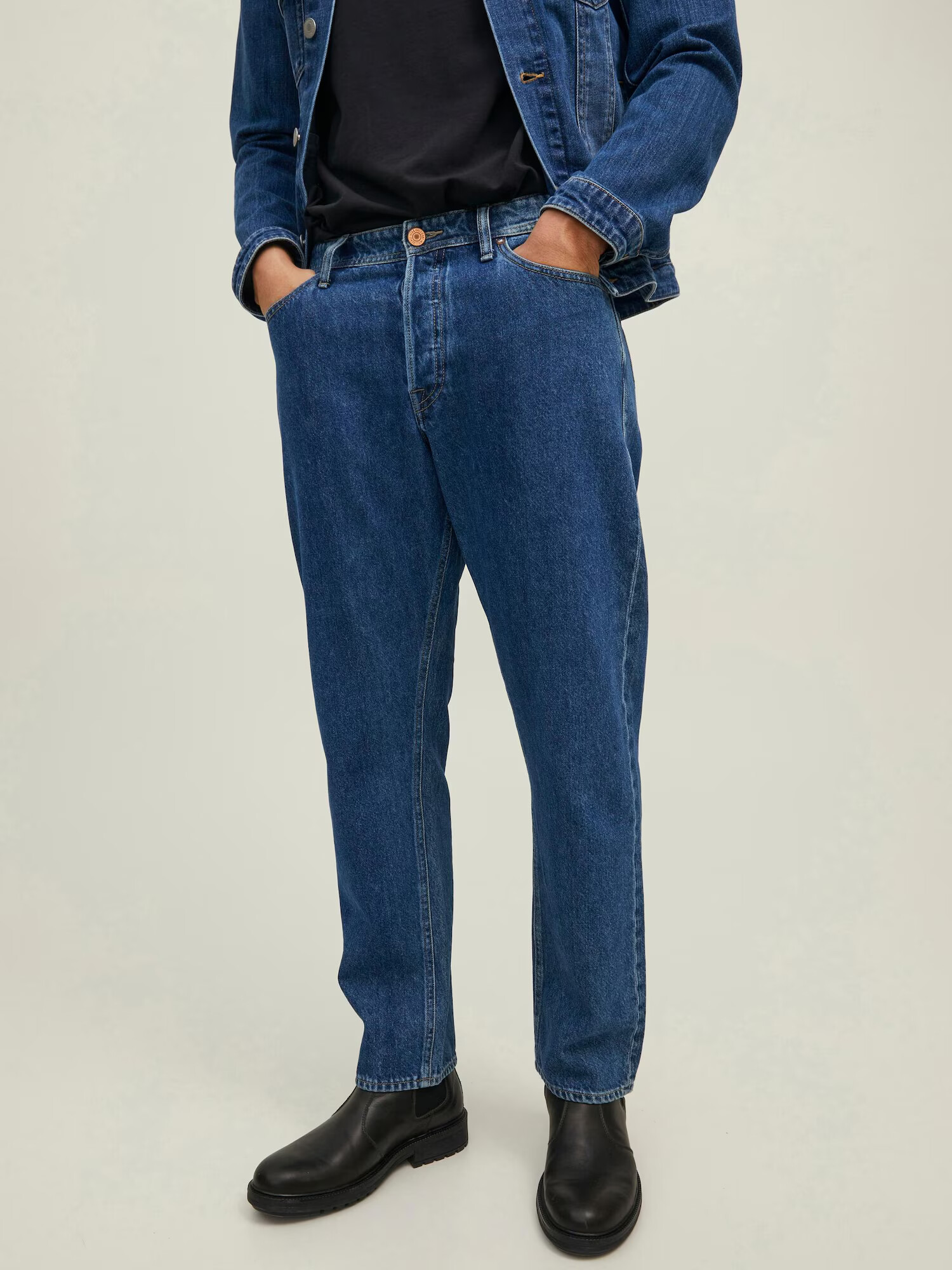 JACK & JONES Kavbojke 'Chris' moder denim - Pepit.si