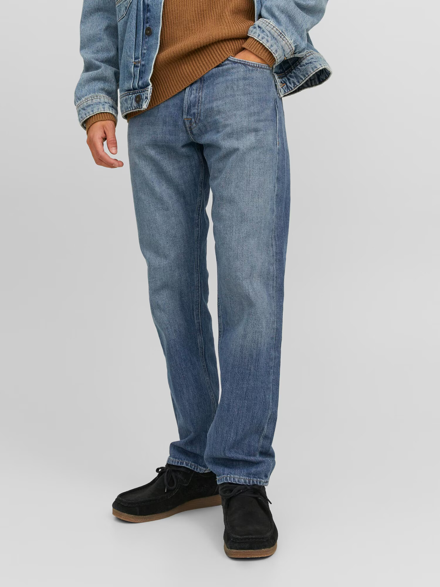 JACK & JONES Kavbojke 'CHRIS' moder denim - Pepit.si