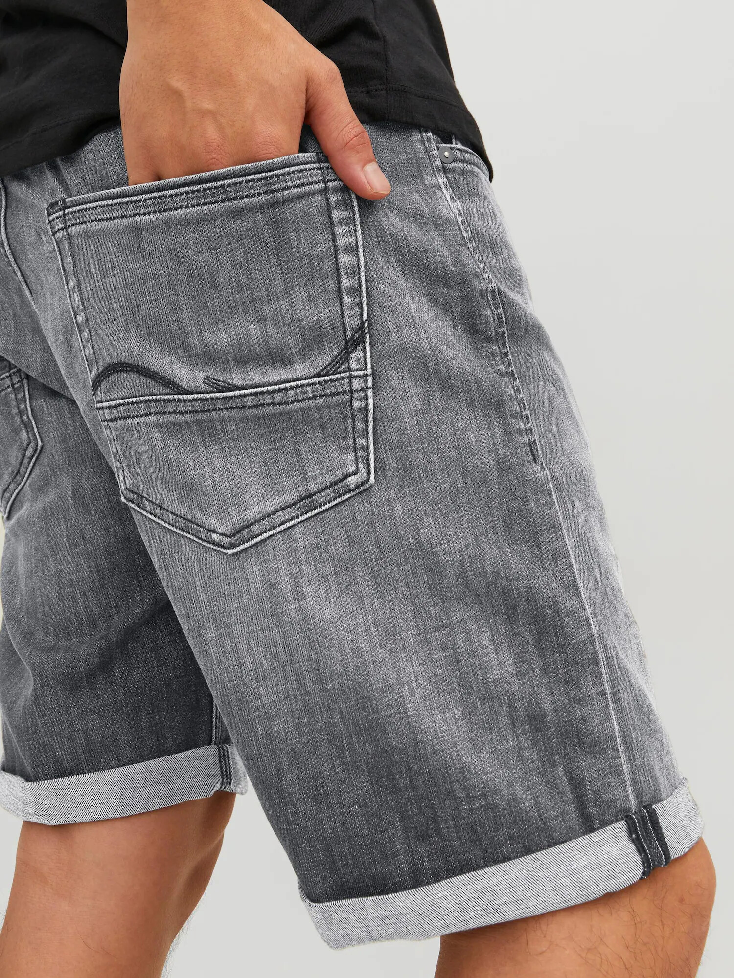 JACK & JONES Kavbojke 'Chris' siv denim - Pepit.si