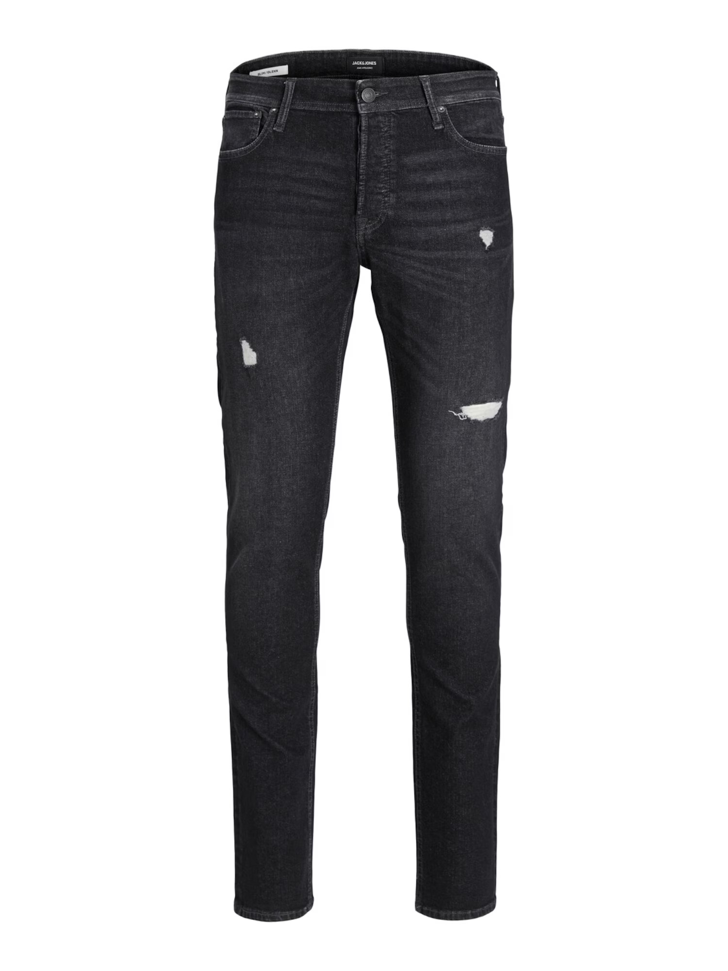 JACK & JONES Kavbojke 'Glenn' črn denim - Pepit.si