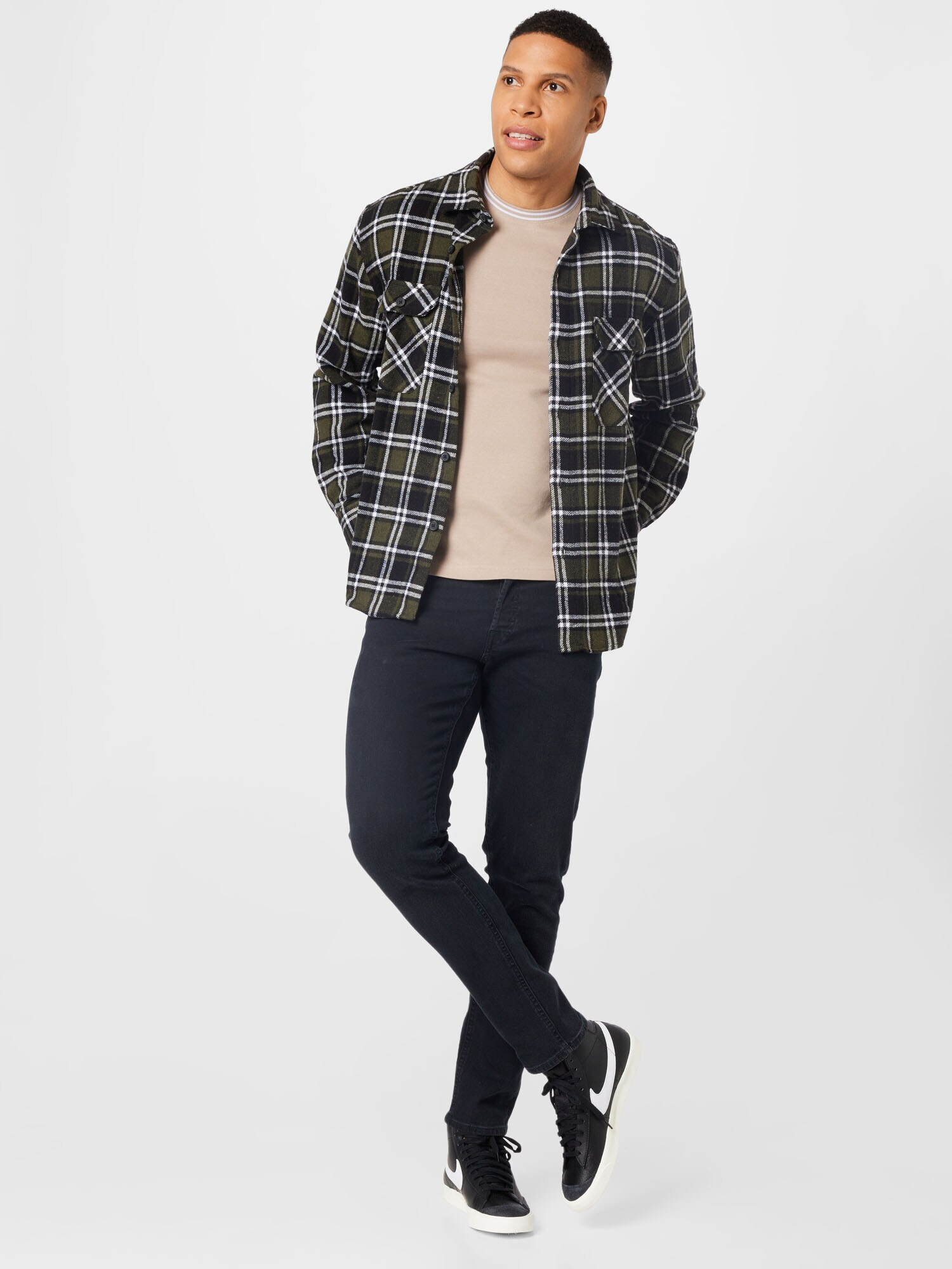 JACK & JONES Kavbojke 'GLENN' moder denim - Pepit.si