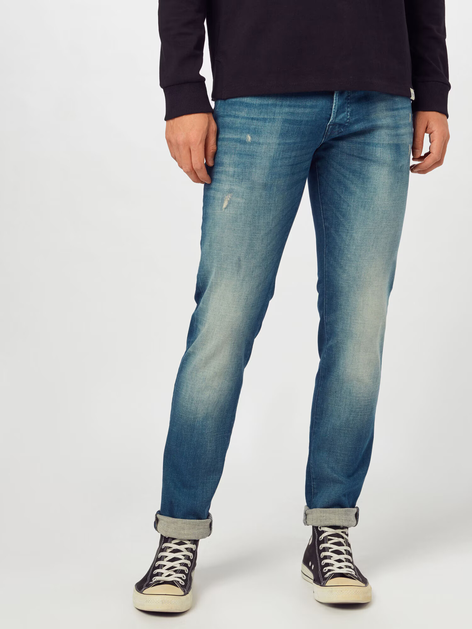 JACK & JONES Kavbojke 'Glenn' moder denim - Pepit.si