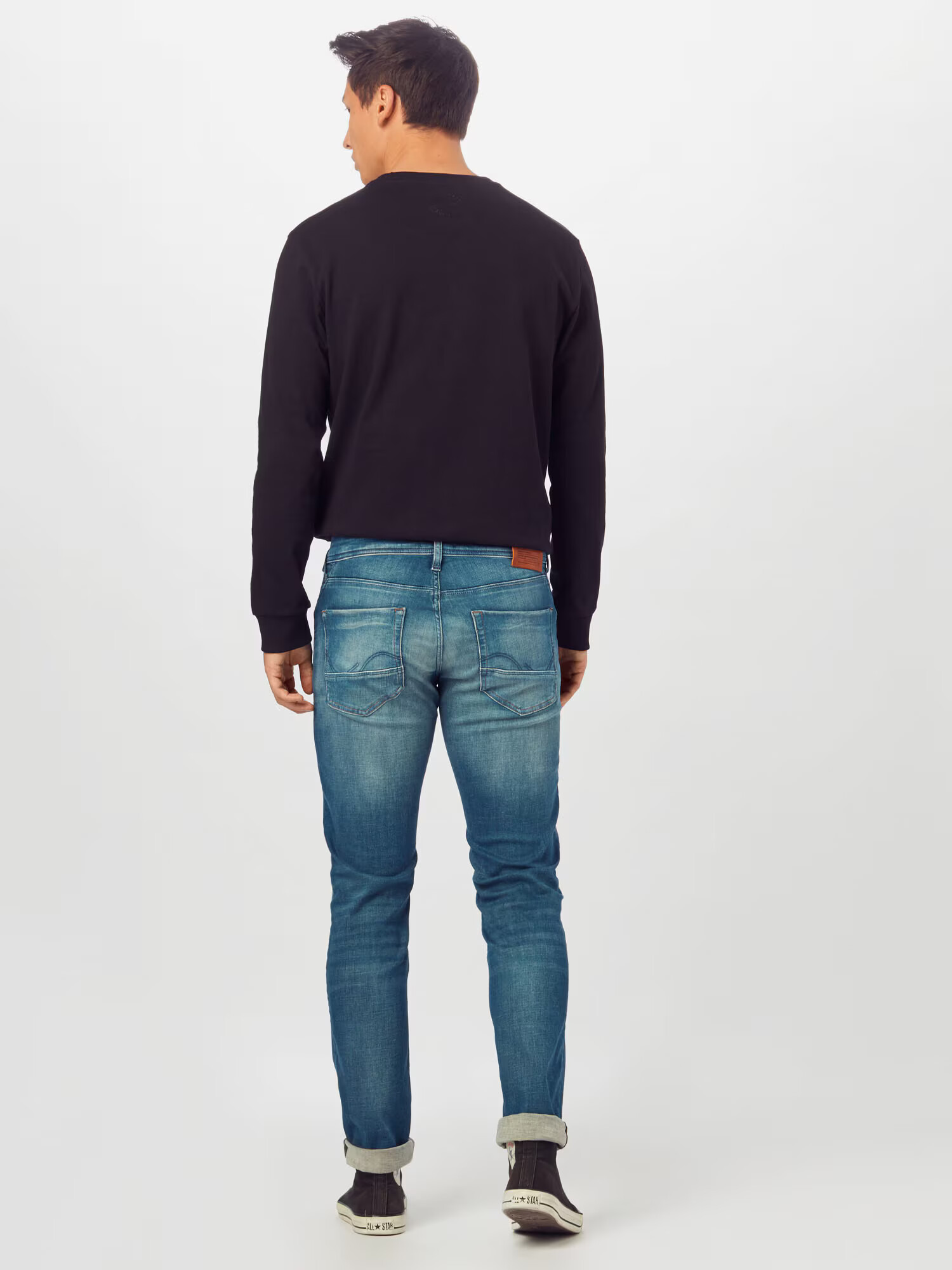 JACK & JONES Kavbojke 'Glenn' moder denim - Pepit.si