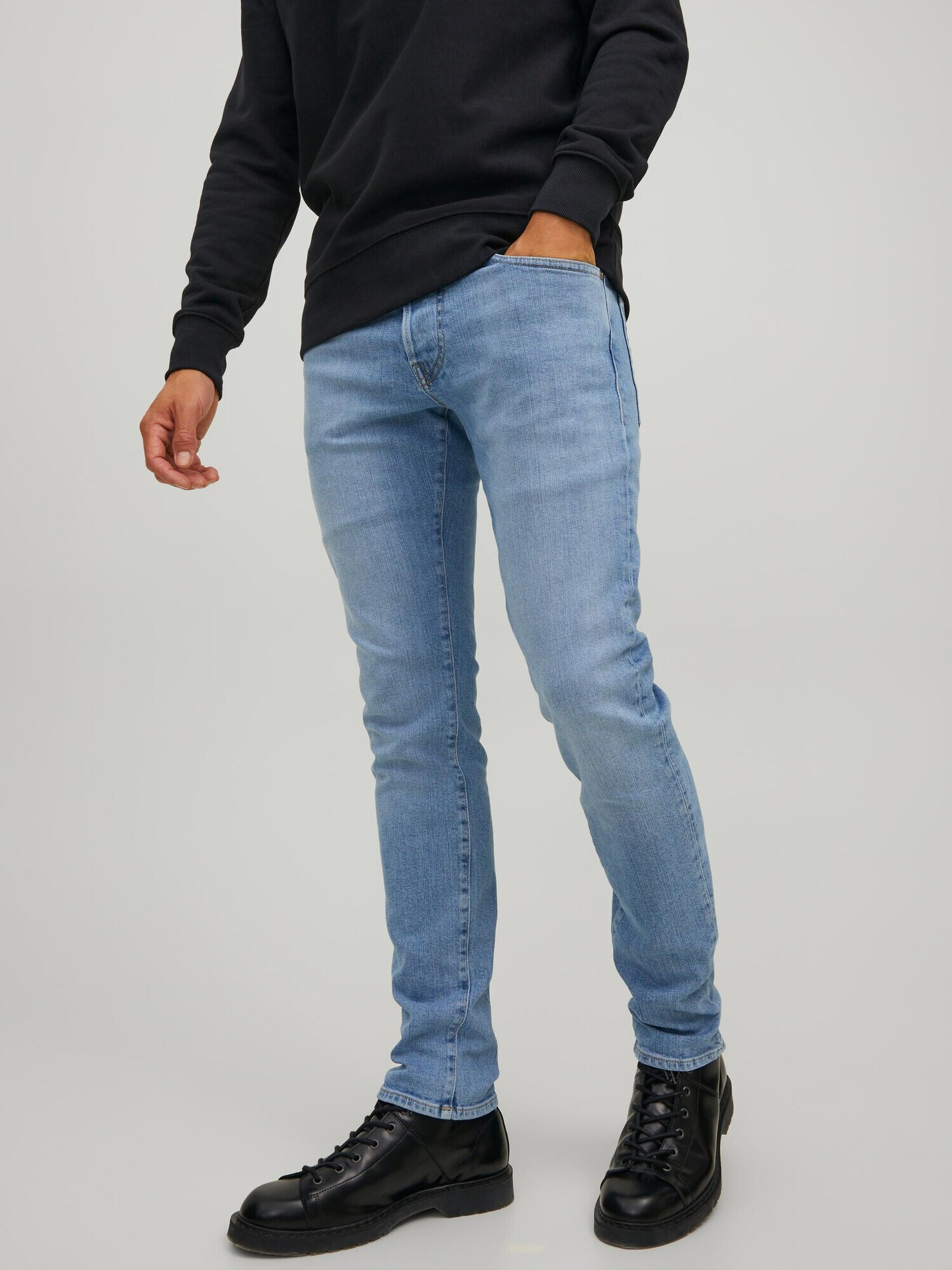 JACK & JONES Kavbojke 'Glenn' moder denim - Pepit.si