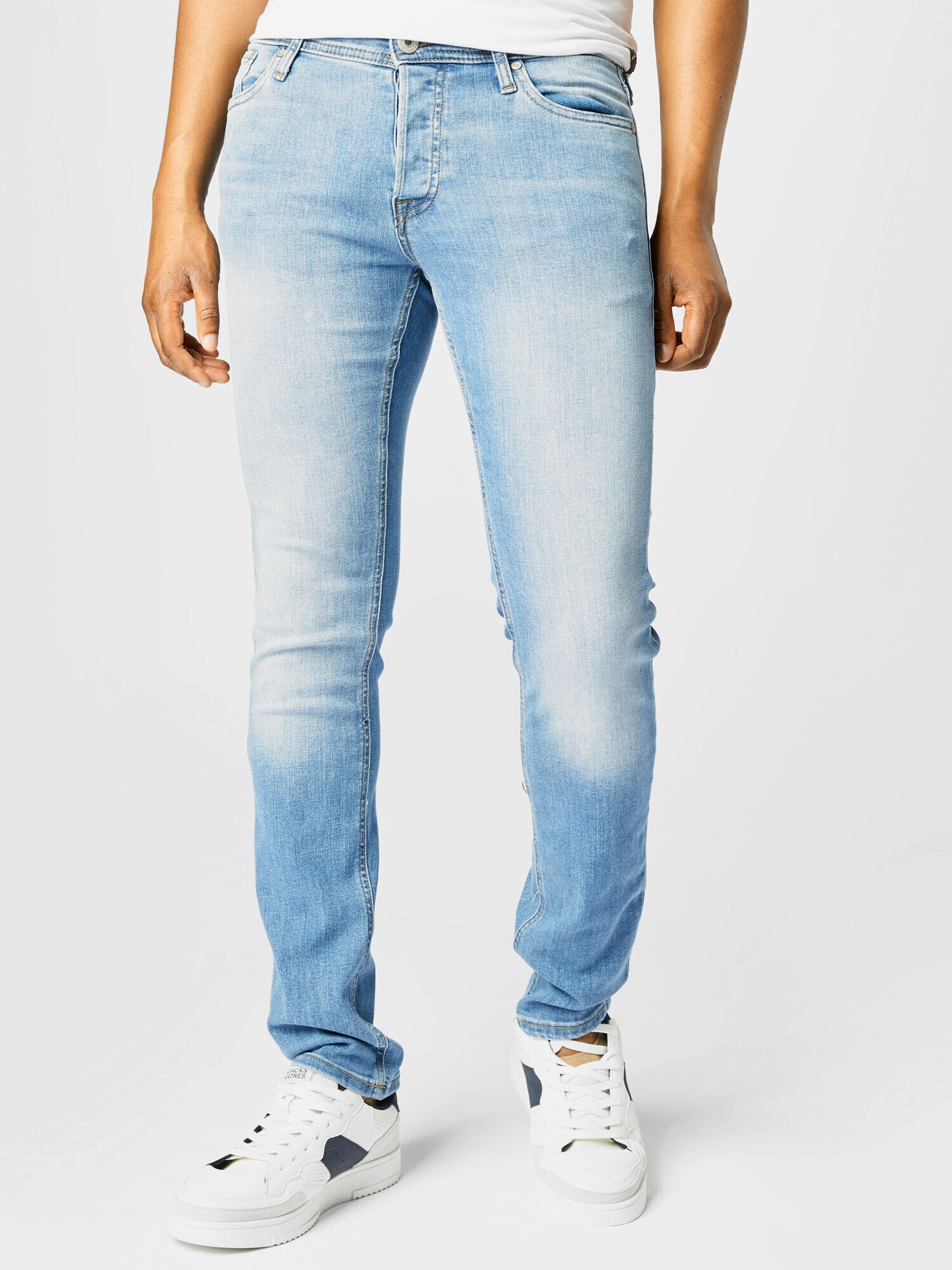 JACK & JONES Kavbojke 'Glenn' moder denim / temno modra - Pepit.si