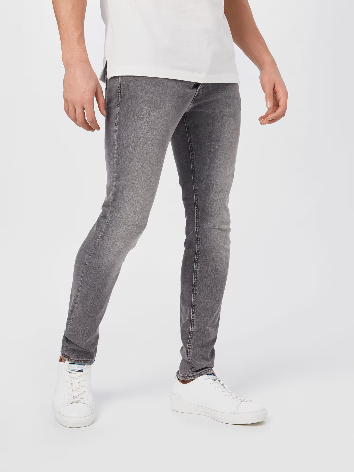 JACK & JONES Kavbojke 'GLENN' siv denim - Pepit.si