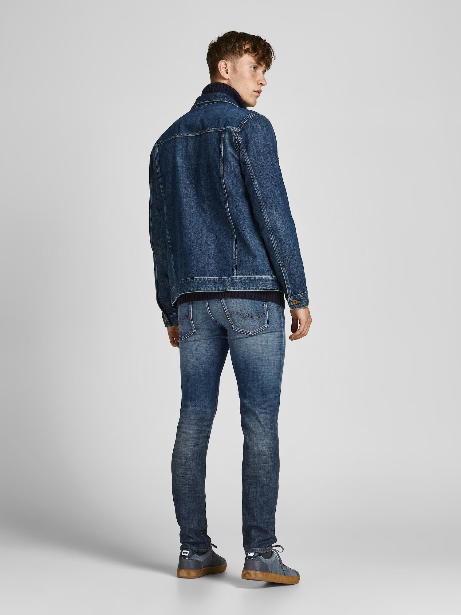 JACK & JONES Kavbojke 'Glenn' temno modra - Pepit.si