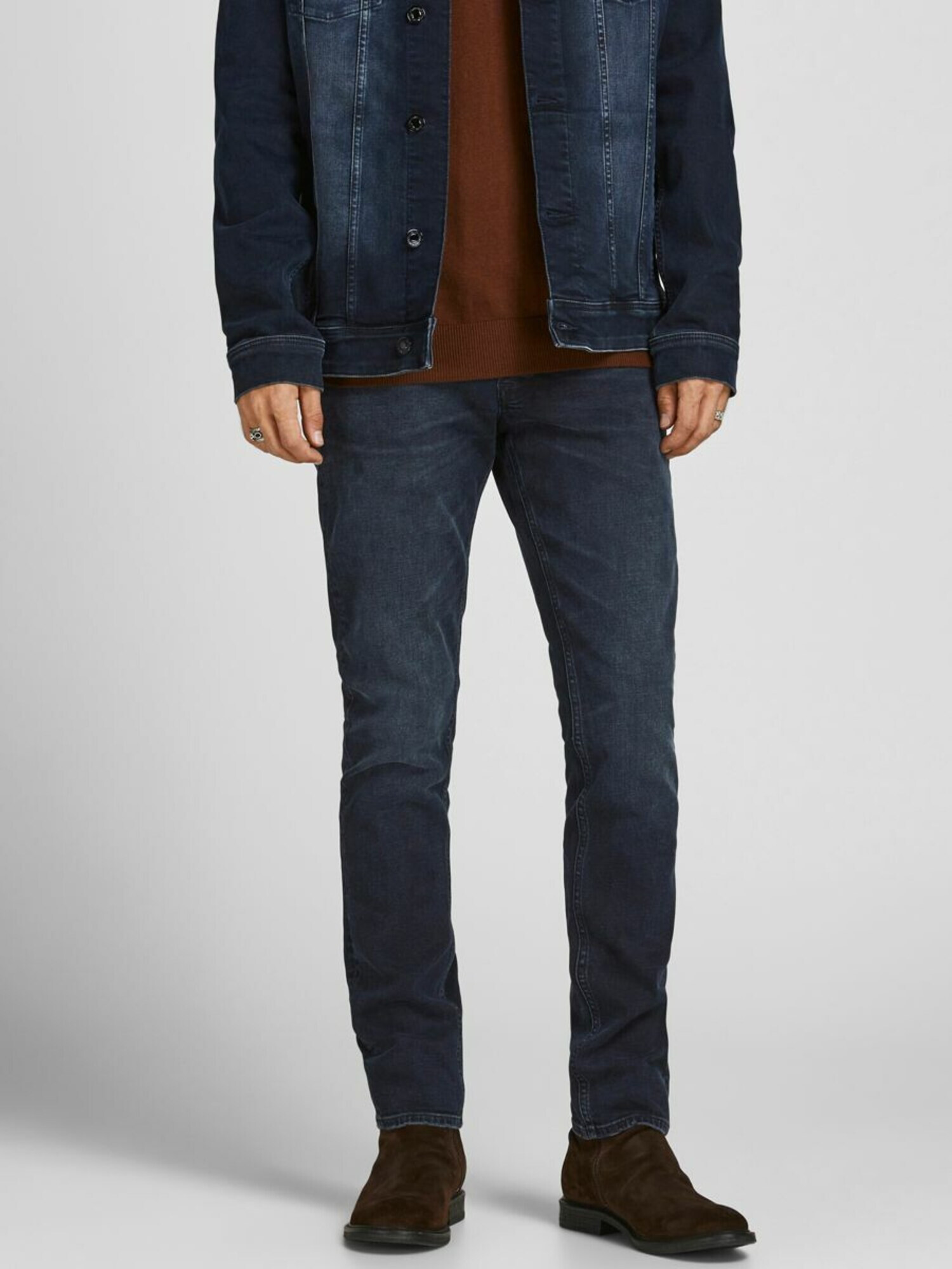 JACK & JONES Kavbojke 'Glenn' temno modra - Pepit.si