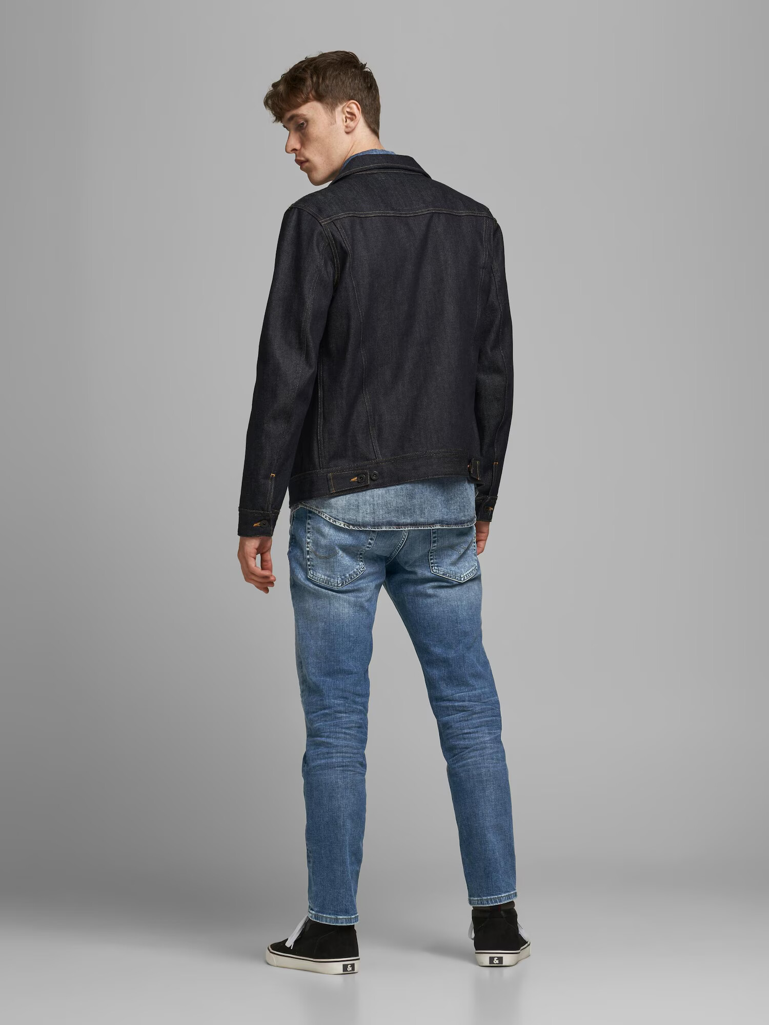 JACK & JONES Kavbojke 'JJIMIKE JJORIGINAL' modra / moder denim - Pepit.si