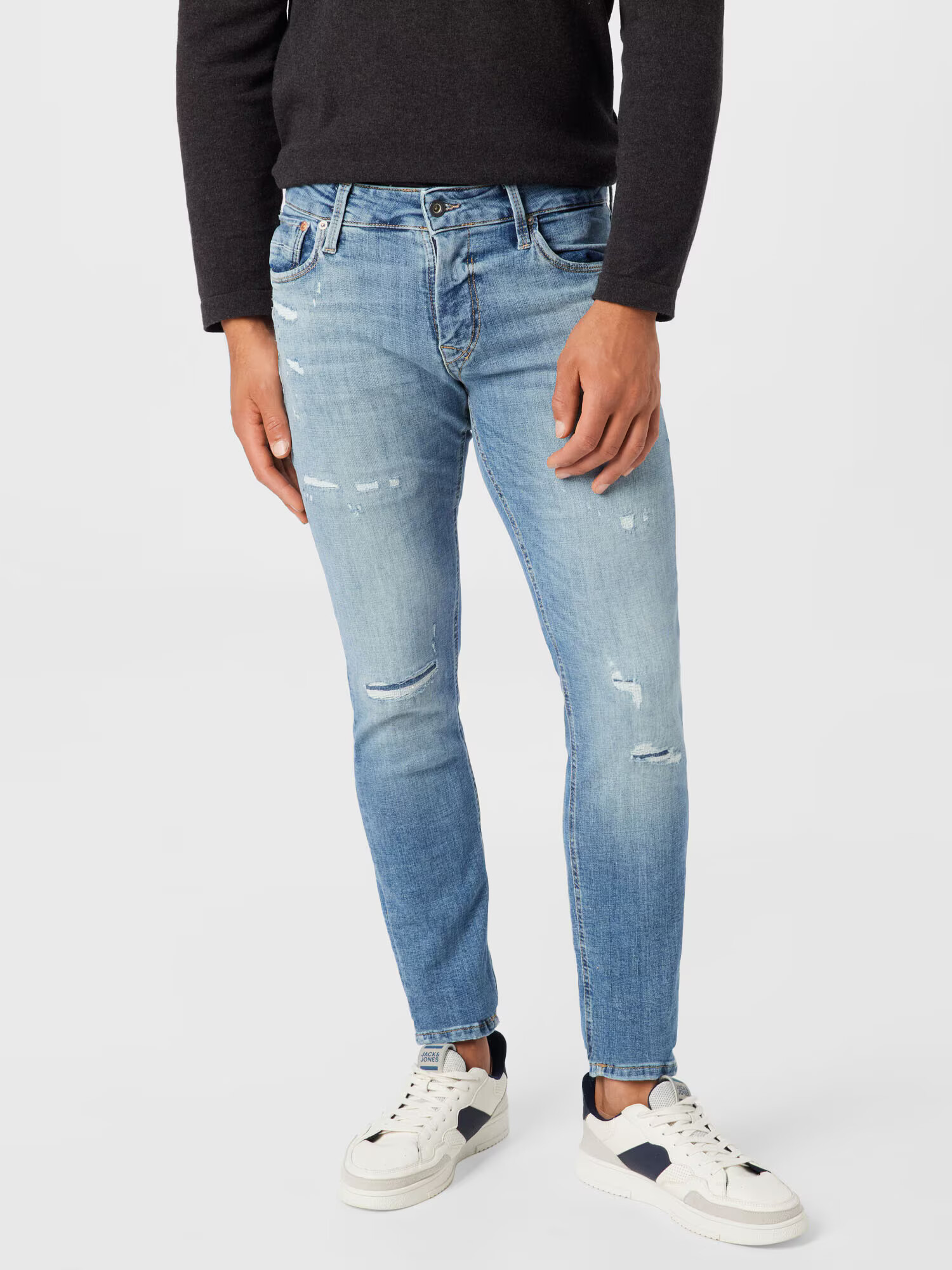 JACK & JONES Kavbojke 'LIAM' moder denim - Pepit.si