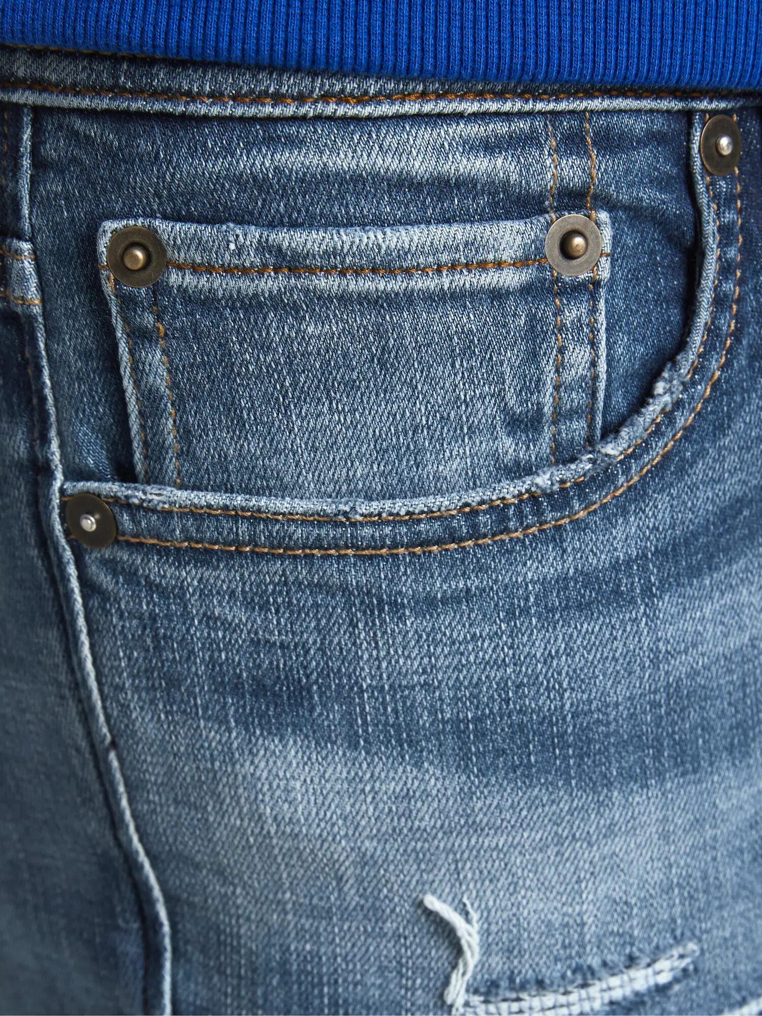 JACK & JONES Kavbojke 'Liam' moder denim - Pepit.si