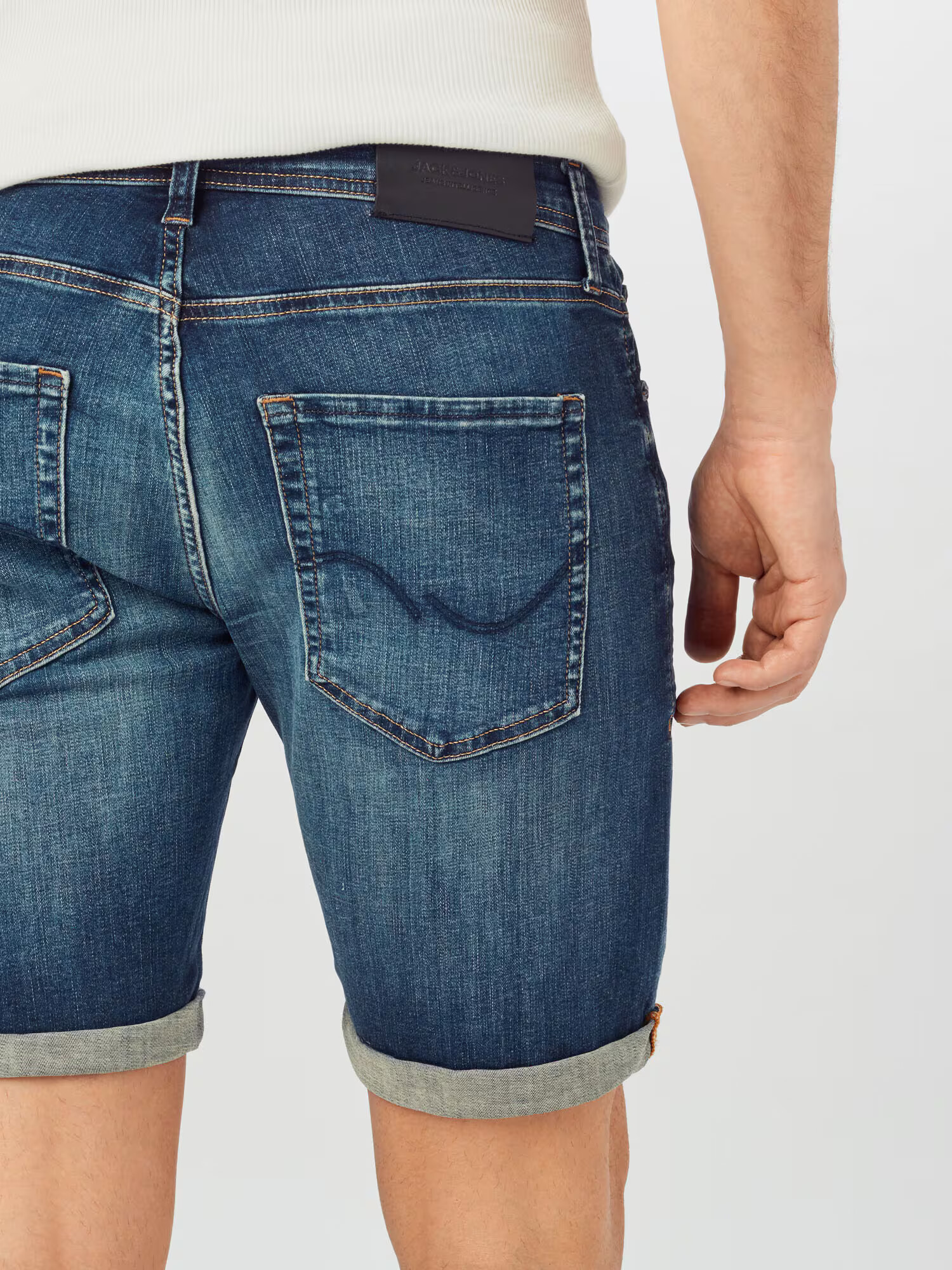 JACK & JONES Kavbojke moder denim - Pepit.si