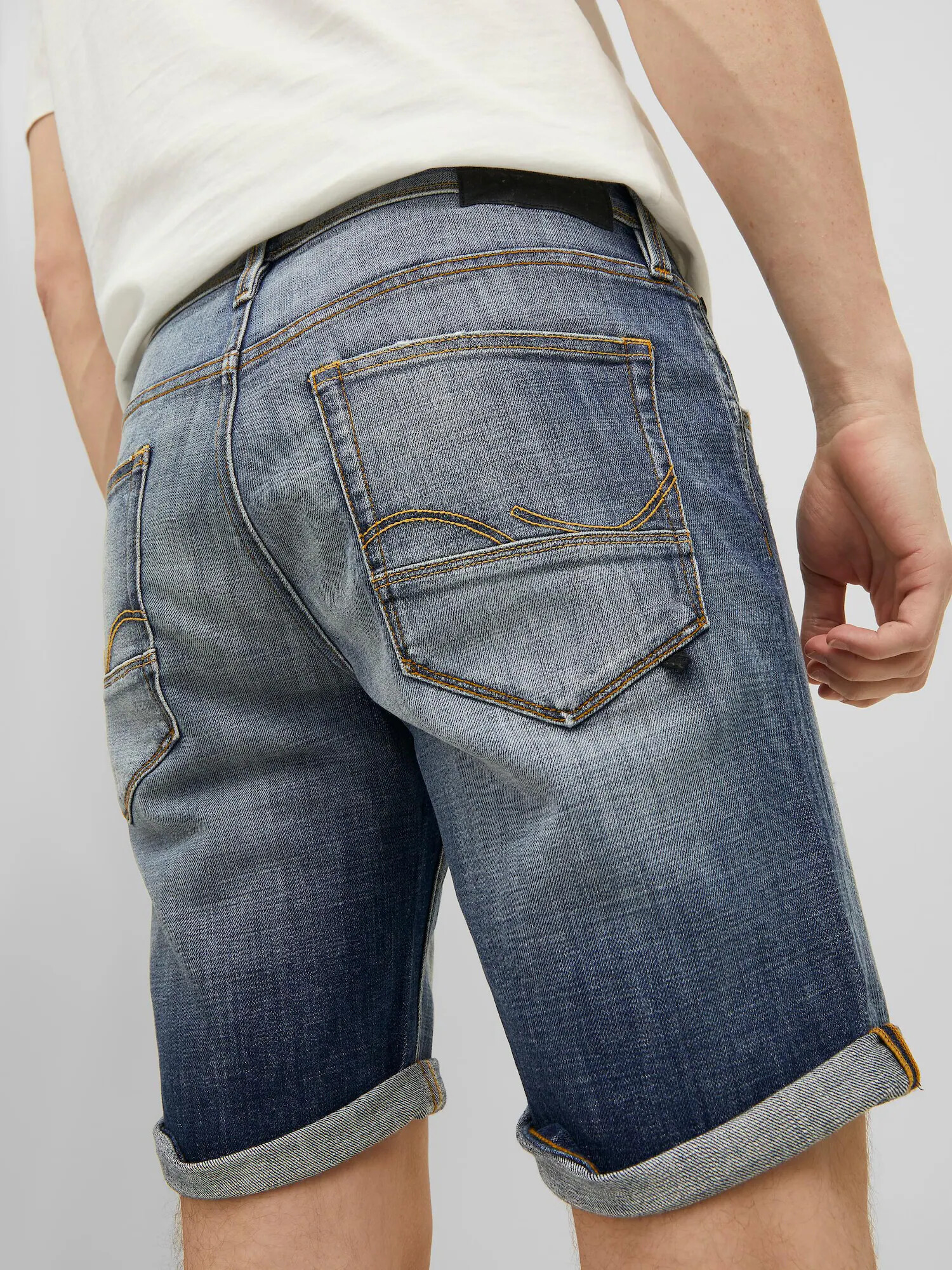 JACK & JONES Kavbojke moder denim - Pepit.si