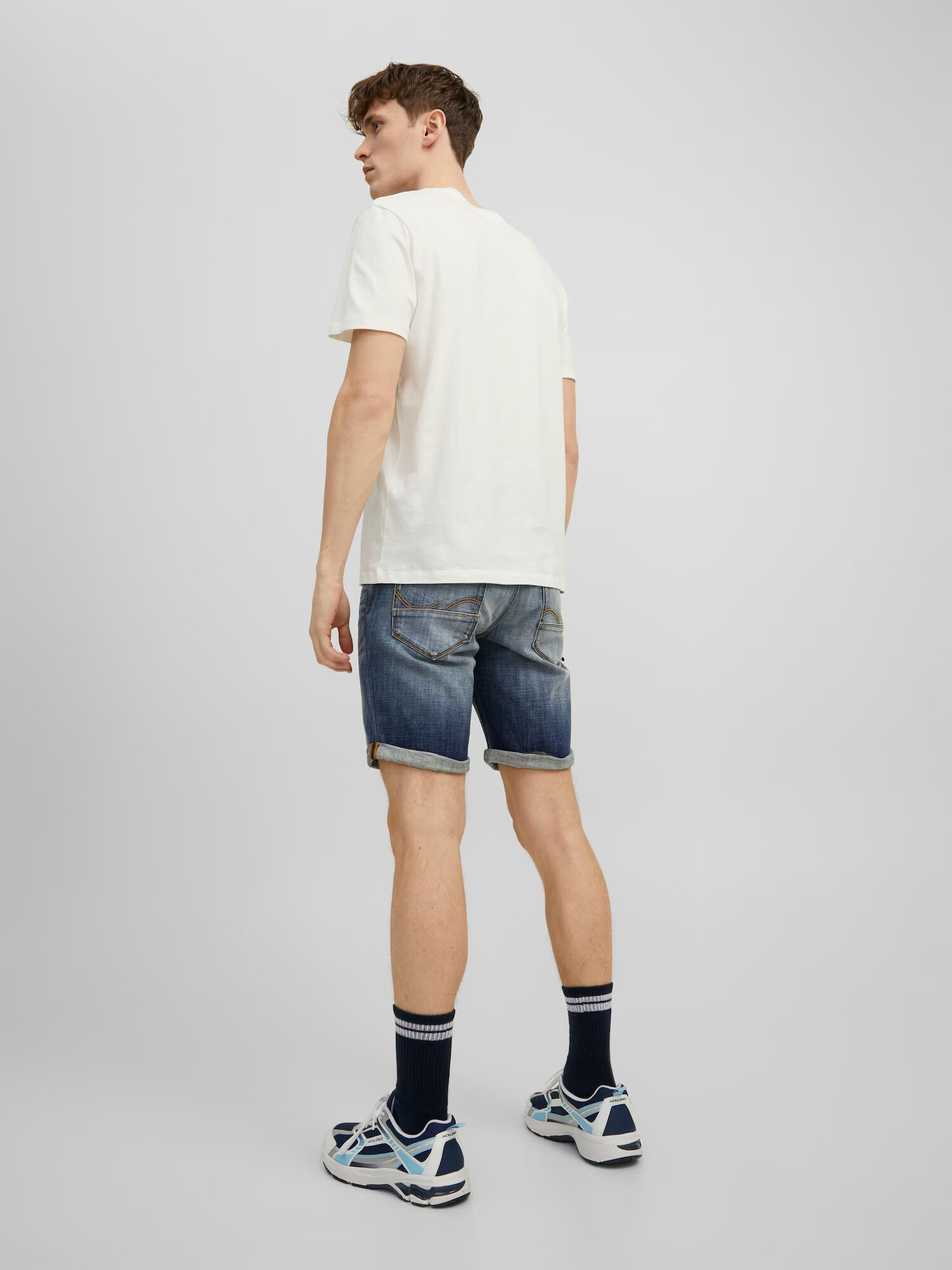 JACK & JONES Kavbojke moder denim - Pepit.si