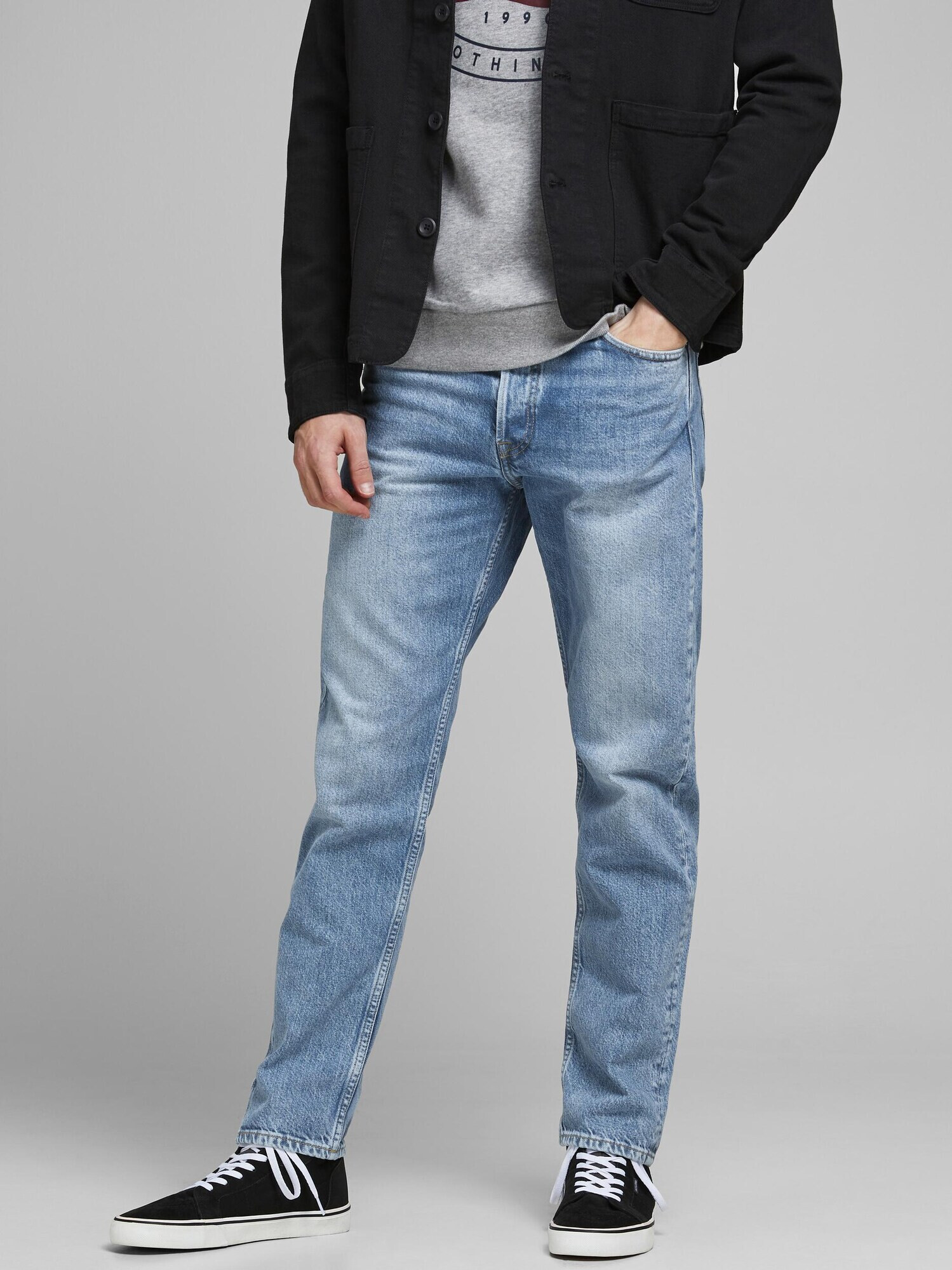 JACK & JONES Kavbojke moder denim - Pepit.si