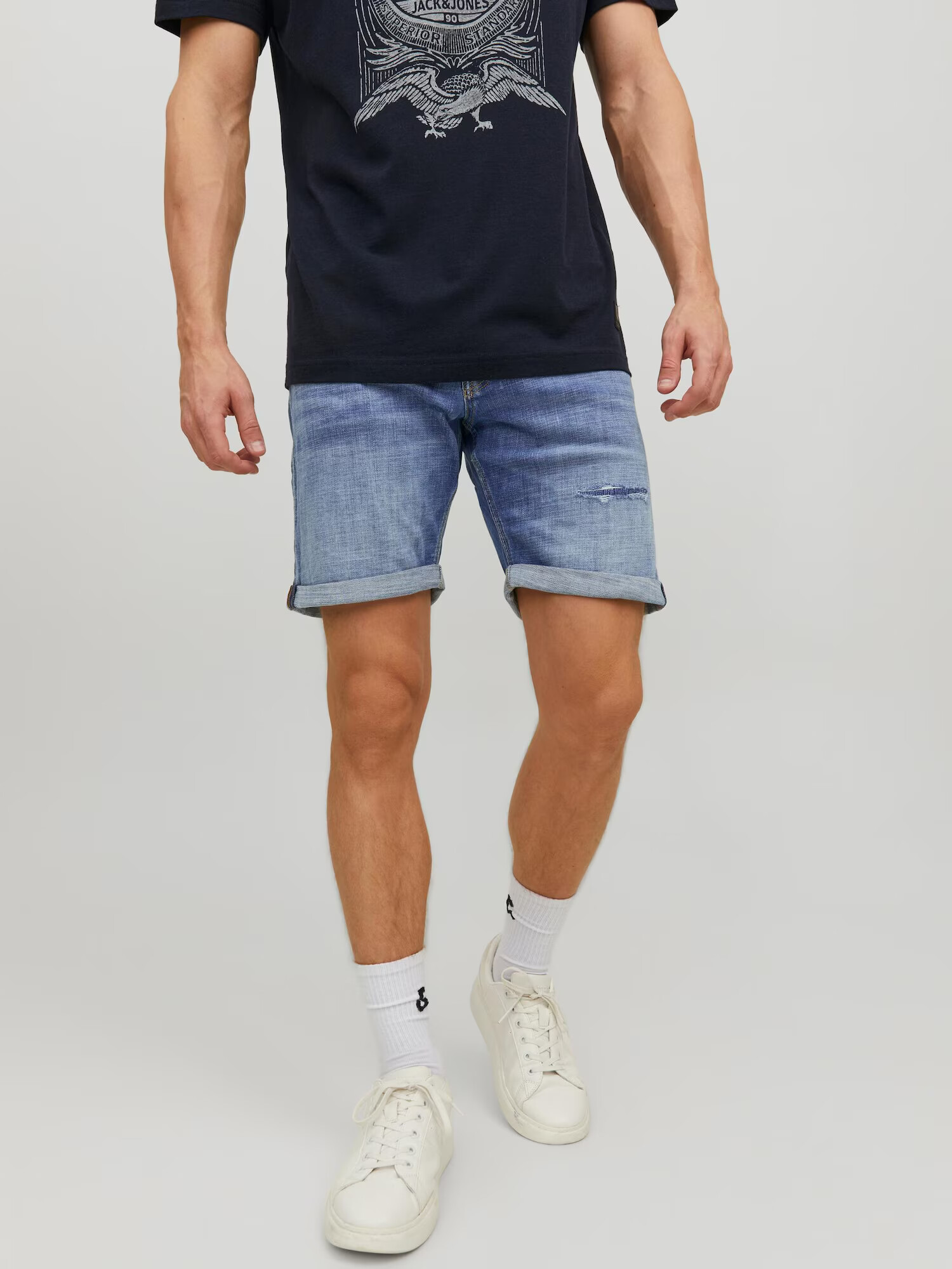 JACK & JONES Kavbojke 'Chris Wood' moder denim - Pepit.si