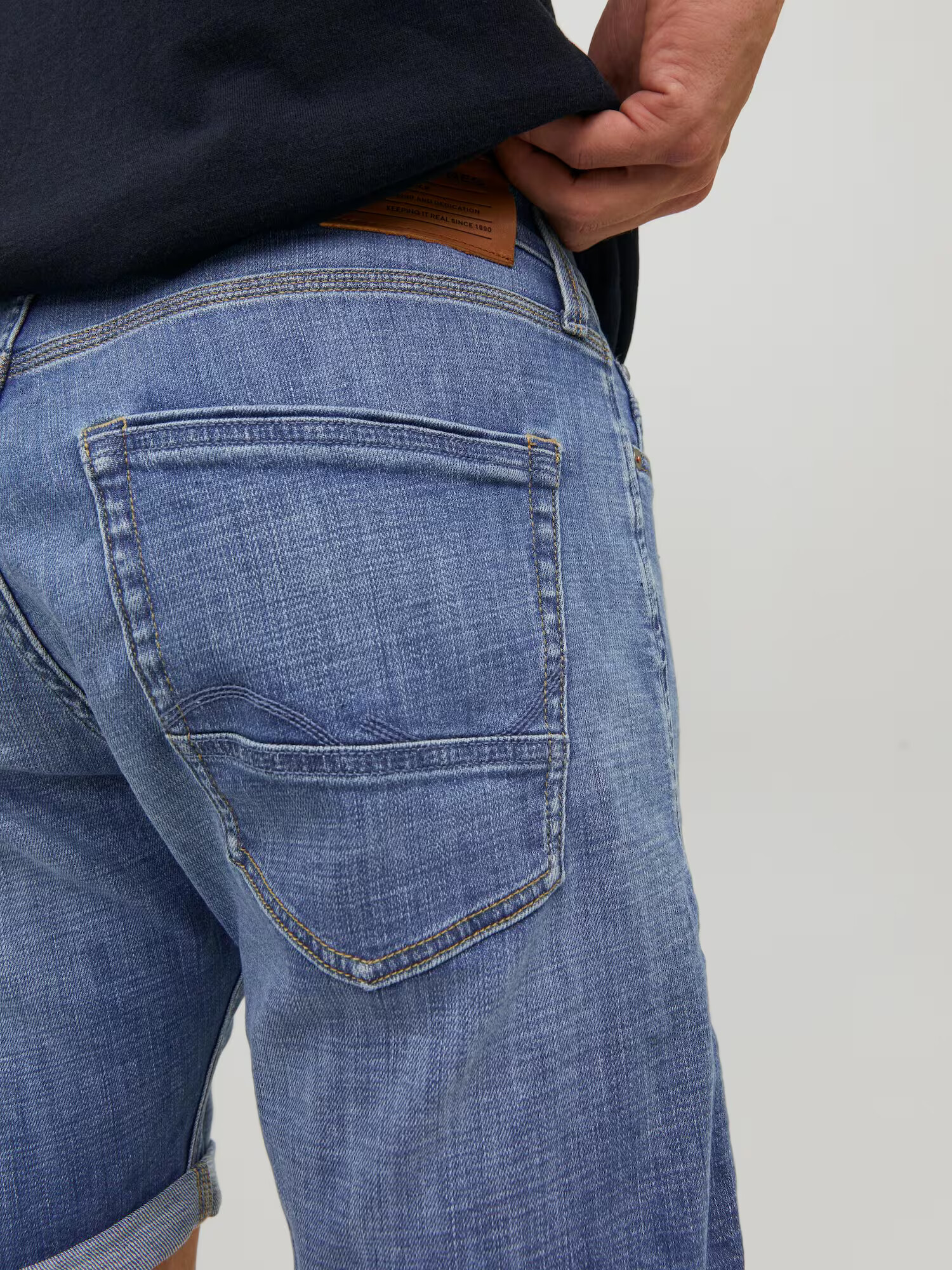 JACK & JONES Kavbojke 'Chris Wood' moder denim - Pepit.si