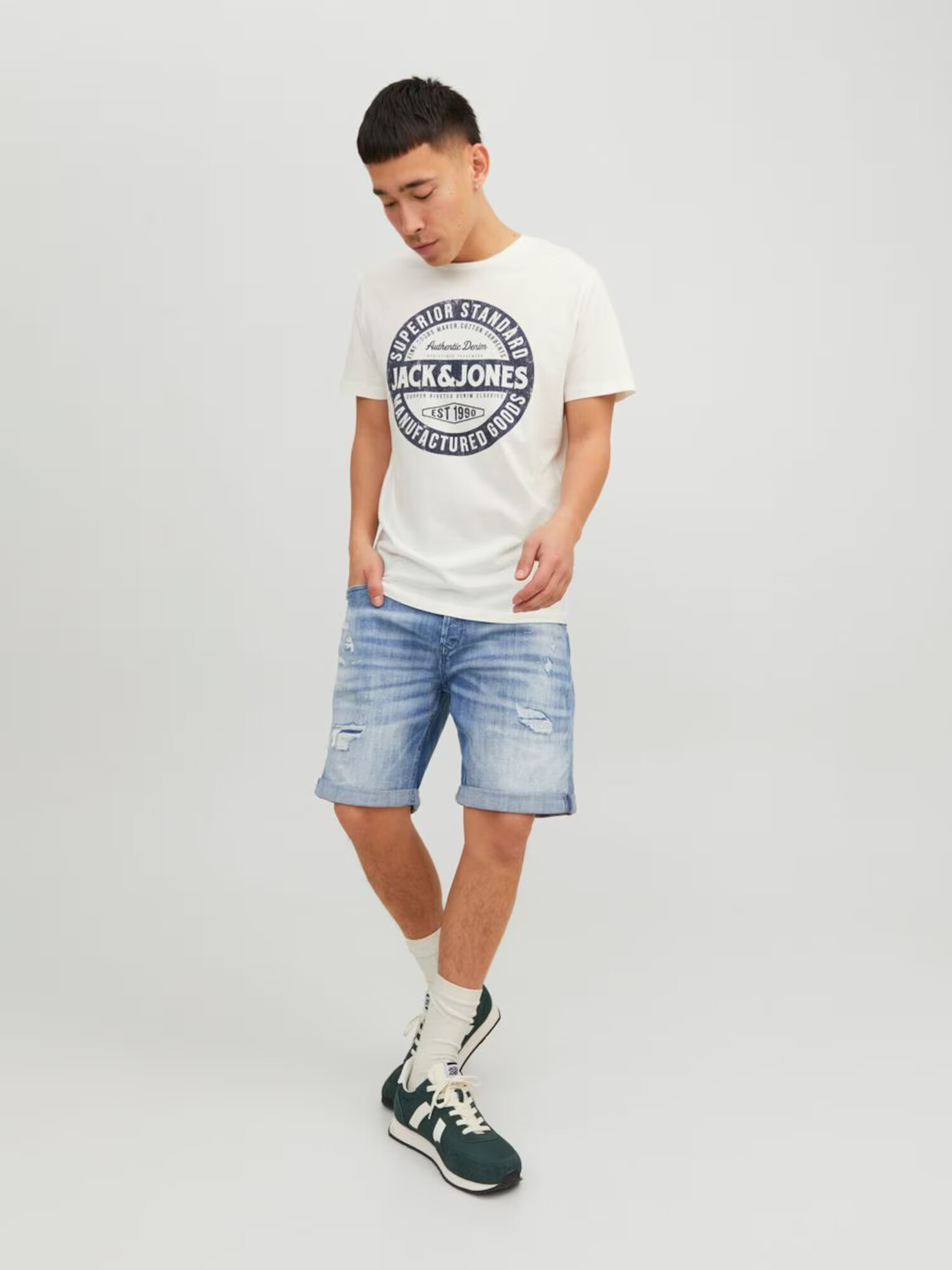 JACK & JONES Kavbojke 'Rick Blair' moder denim - Pepit.si