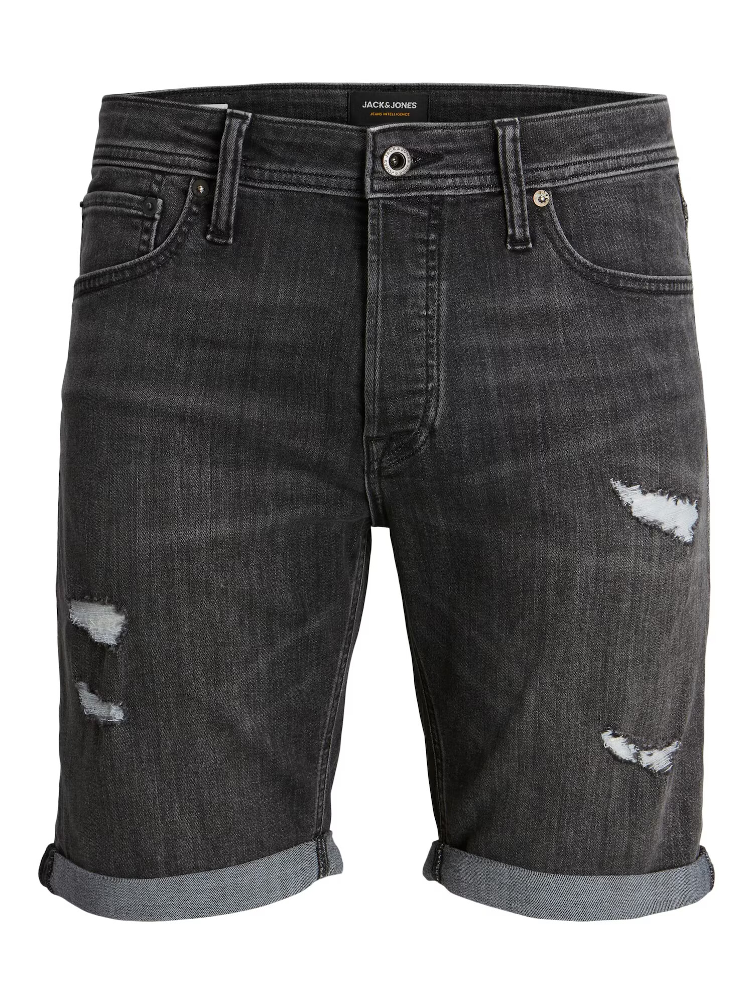 JACK & JONES Kavbojke 'Rick' črn denim - Pepit.si