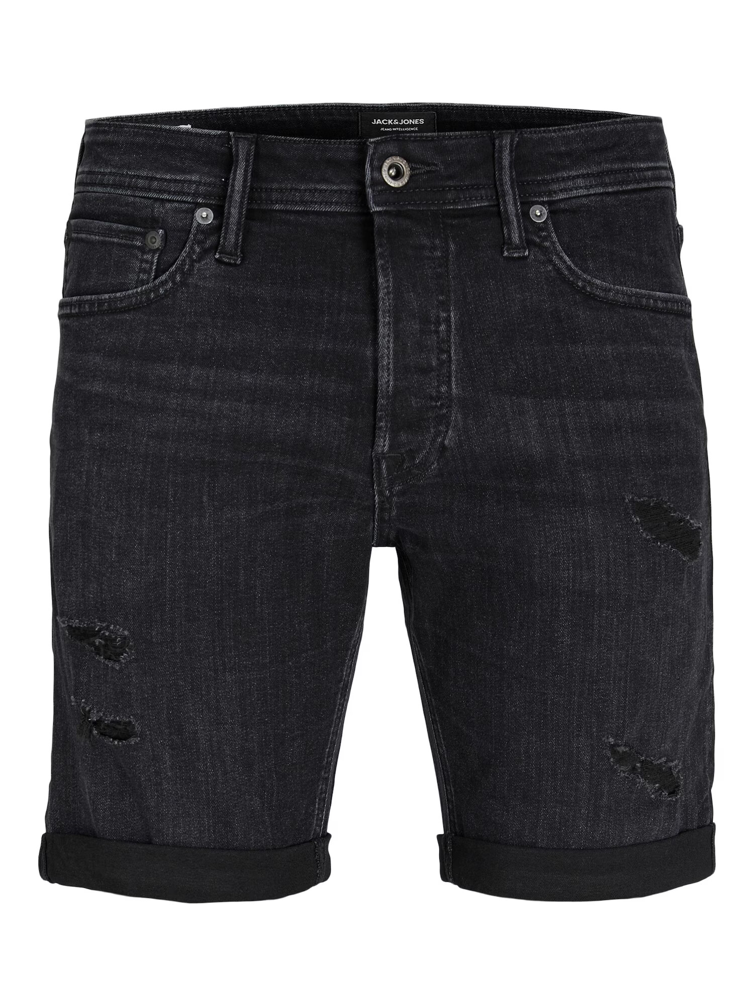 JACK & JONES Kavbojke 'Rick' črn denim - Pepit.si