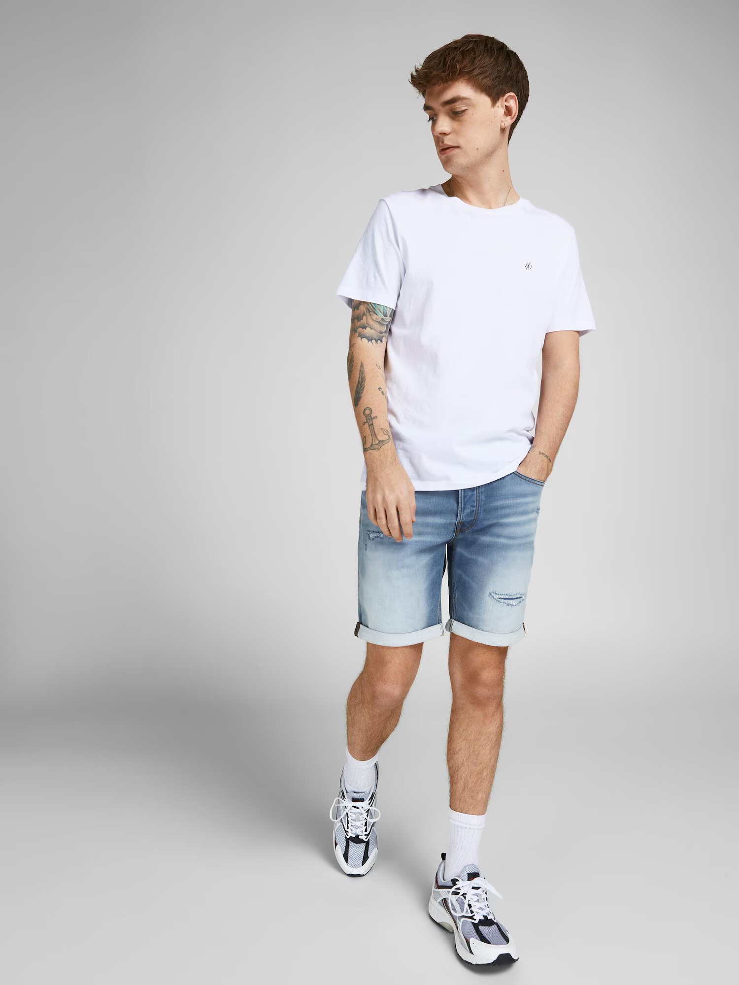 JACK & JONES Kavbojke 'Rick' moder denim - Pepit.si