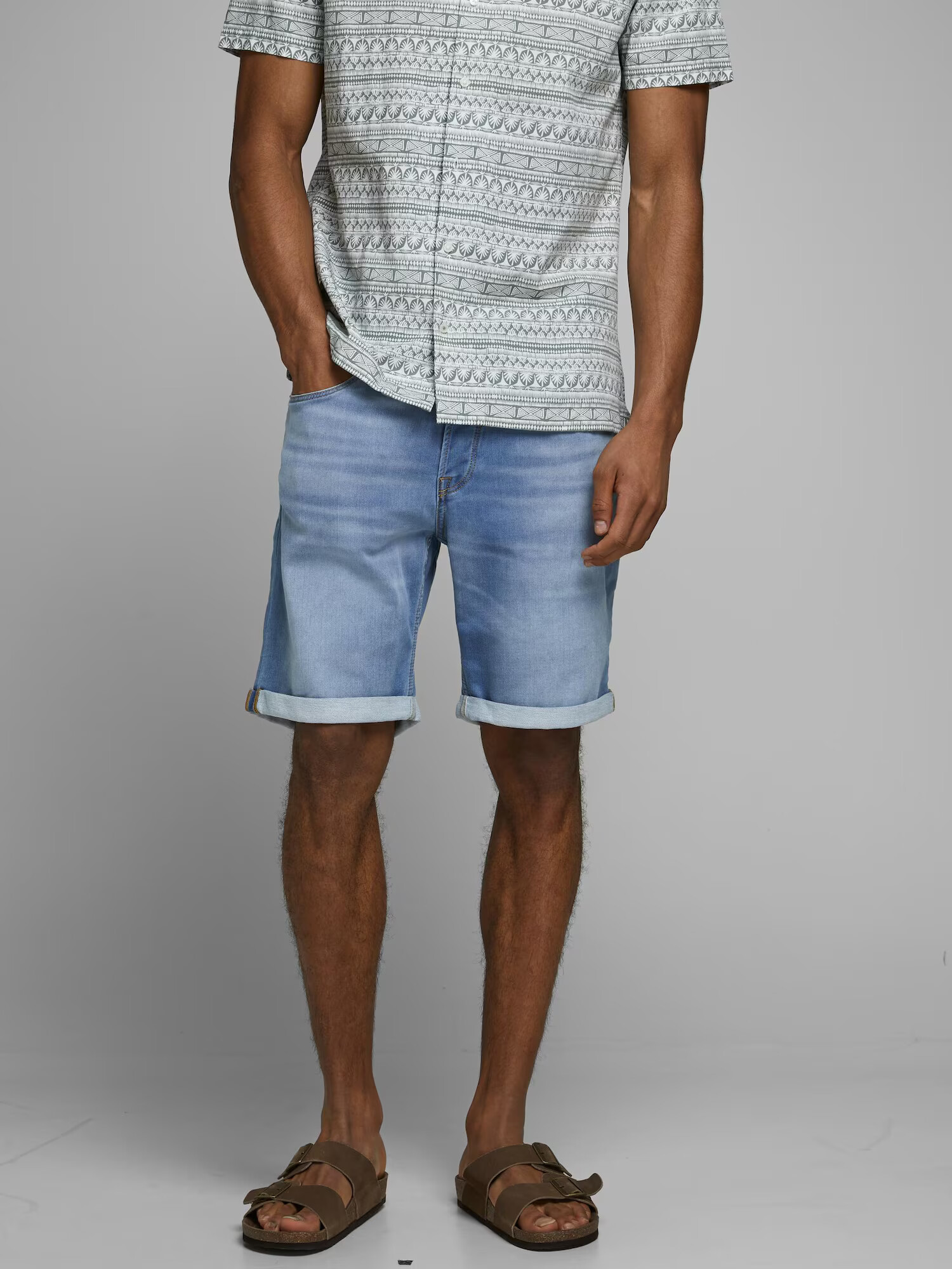 JACK & JONES Kavbojke 'Rick' moder denim - Pepit.si