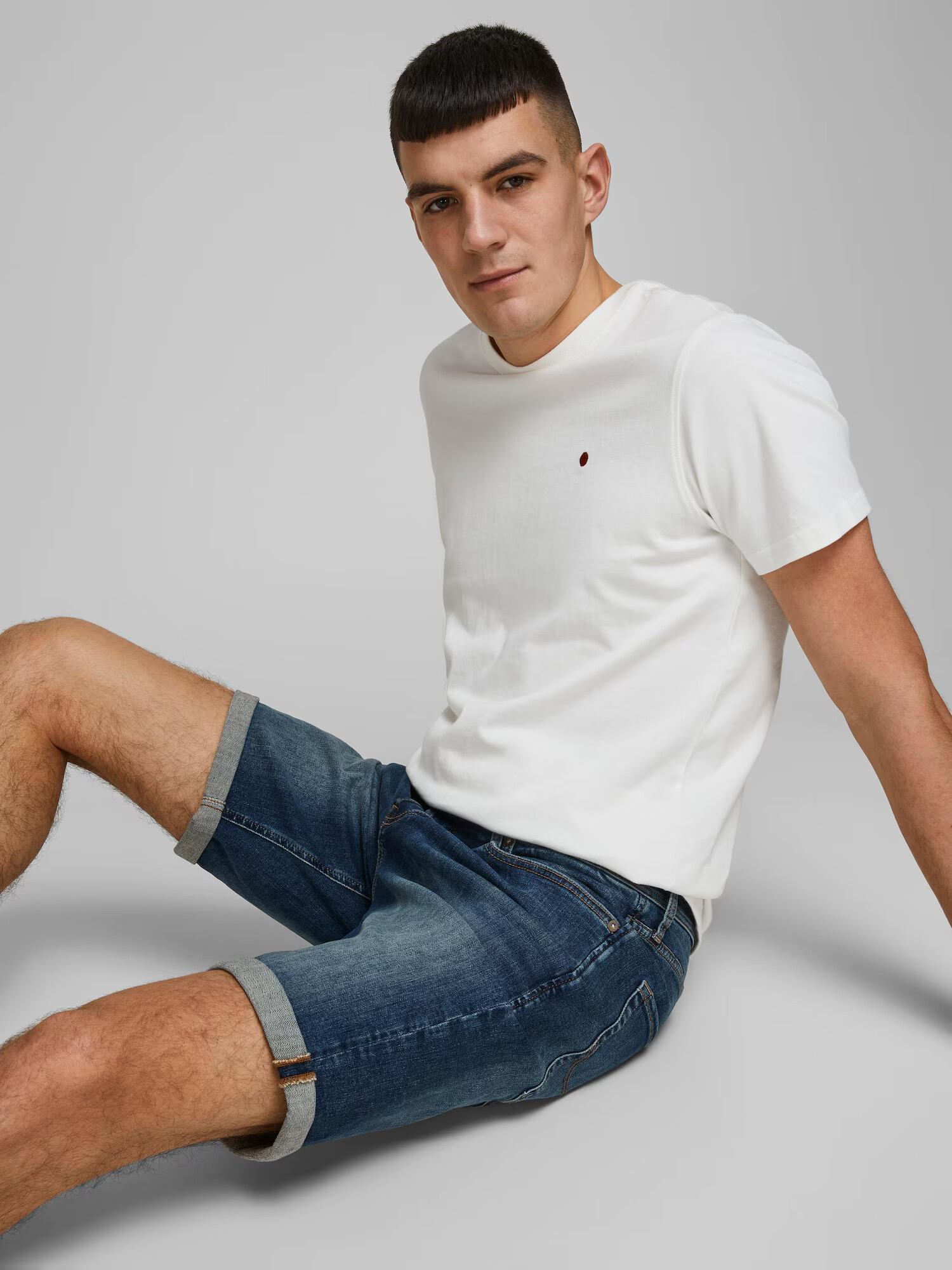 JACK & JONES Kavbojke 'Rick' moder denim - Pepit.si