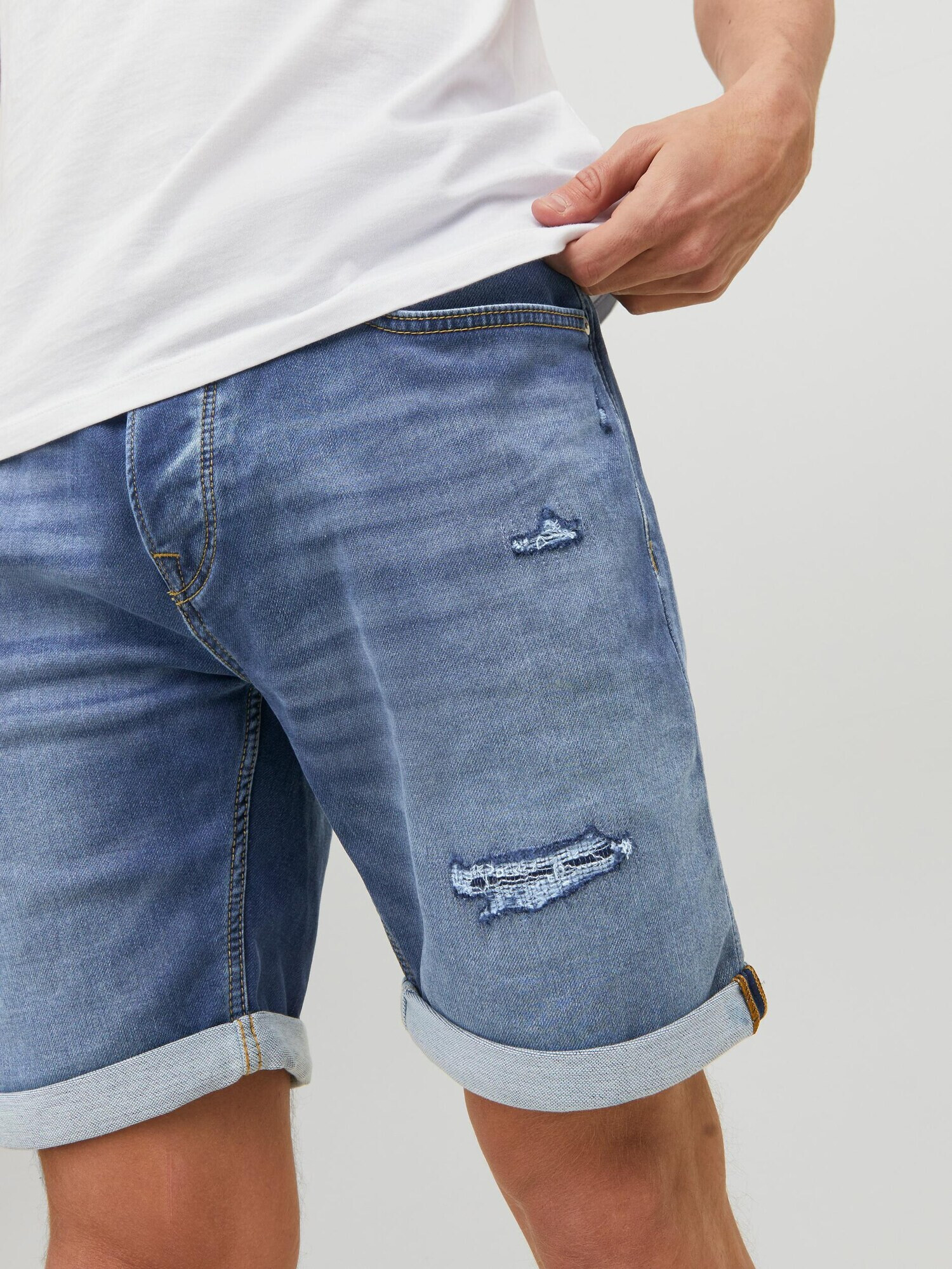 JACK & JONES Kavbojke 'Rick' moder denim - Pepit.si