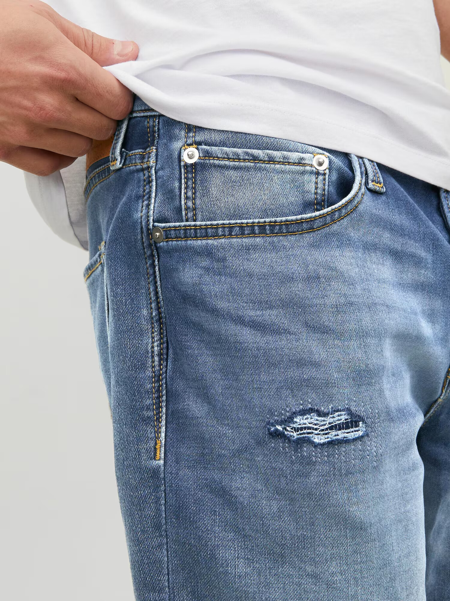 JACK & JONES Kavbojke 'Rick' moder denim - Pepit.si