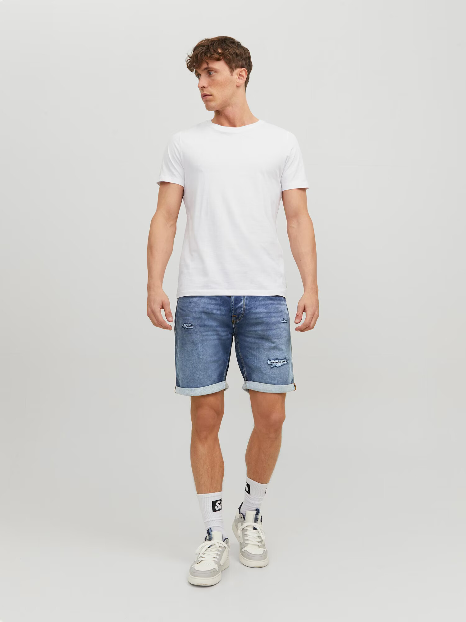 JACK & JONES Kavbojke 'Rick' moder denim - Pepit.si