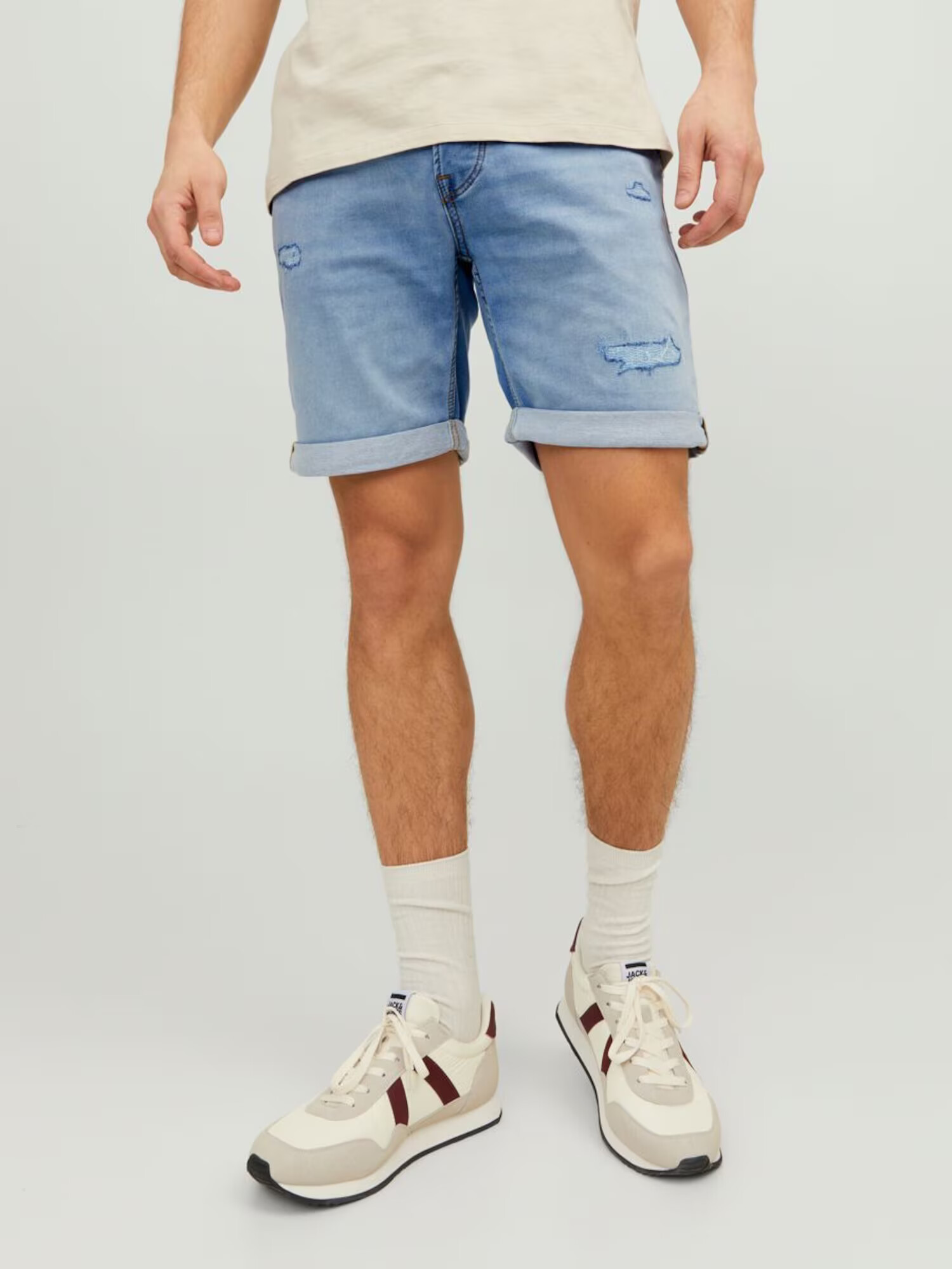 JACK & JONES Kavbojke 'Rick' moder denim - Pepit.si