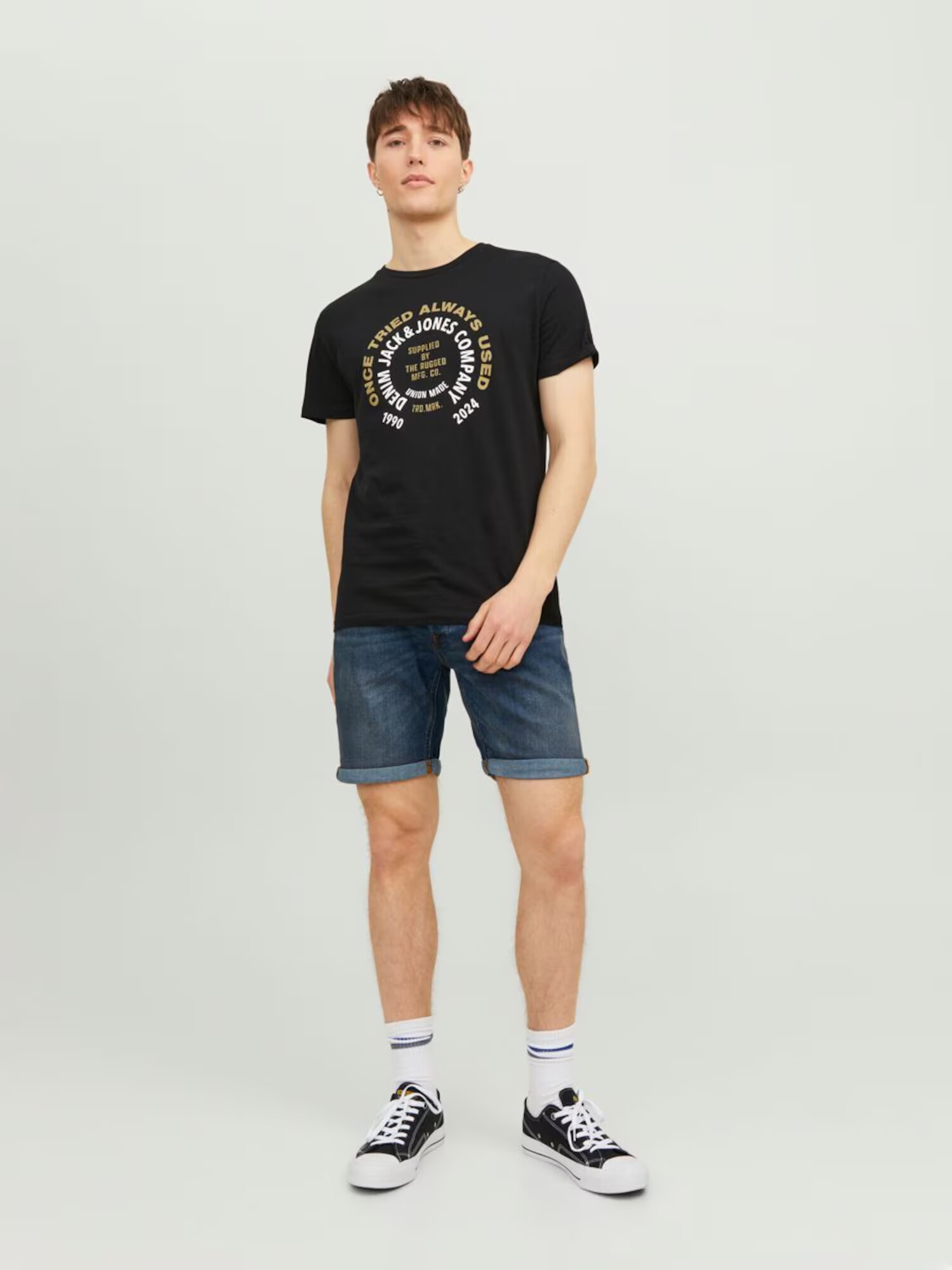 JACK & JONES Kavbojke 'Rick' moder denim - Pepit.si