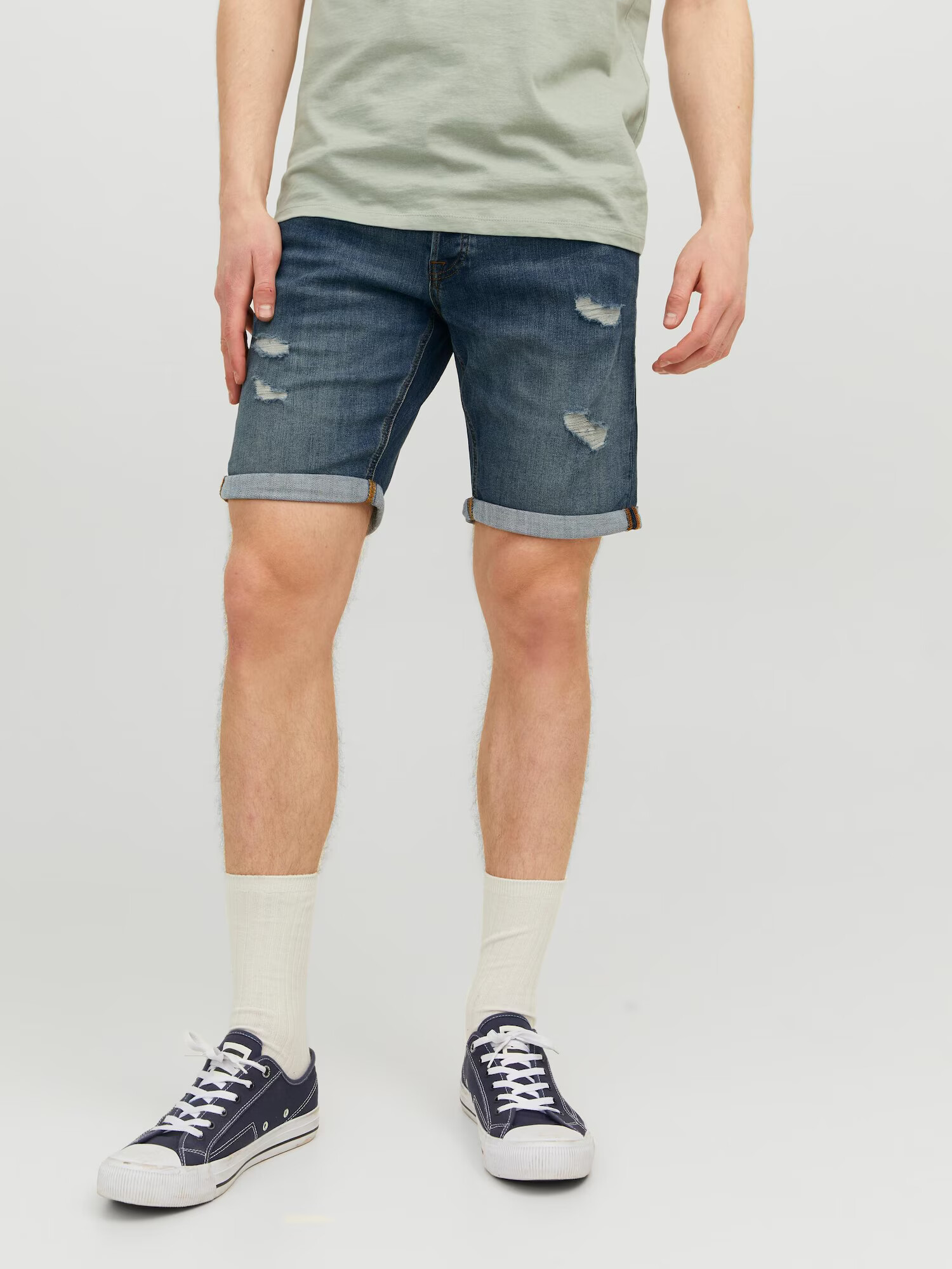 JACK & JONES Kavbojke 'RICK' moder denim - Pepit.si