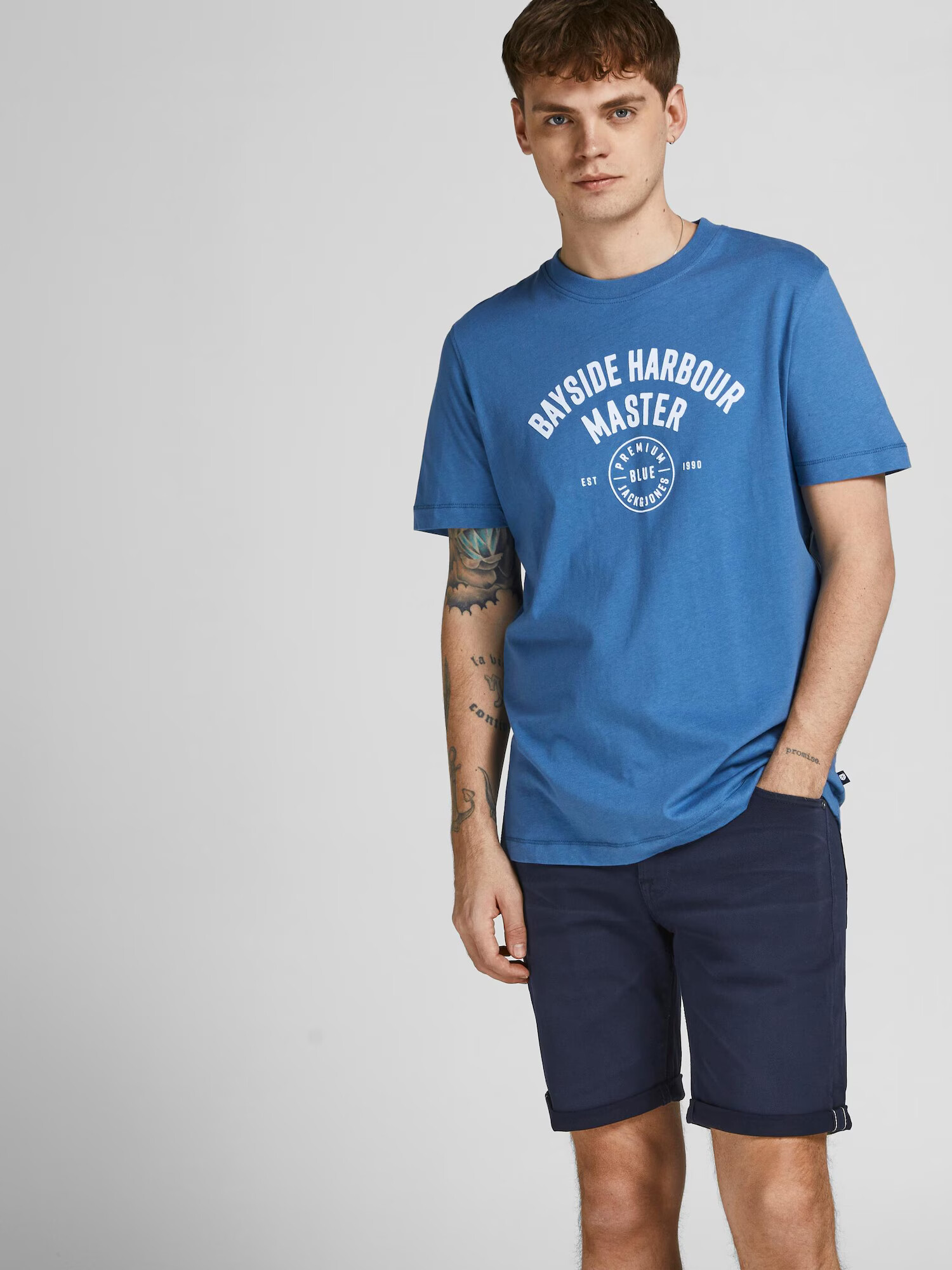 JACK & JONES Kavbojke 'Rick' mornarska - Pepit.si