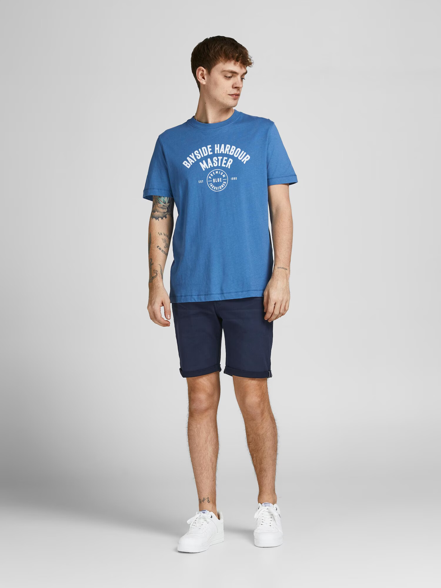 JACK & JONES Kavbojke 'Rick' mornarska - Pepit.si