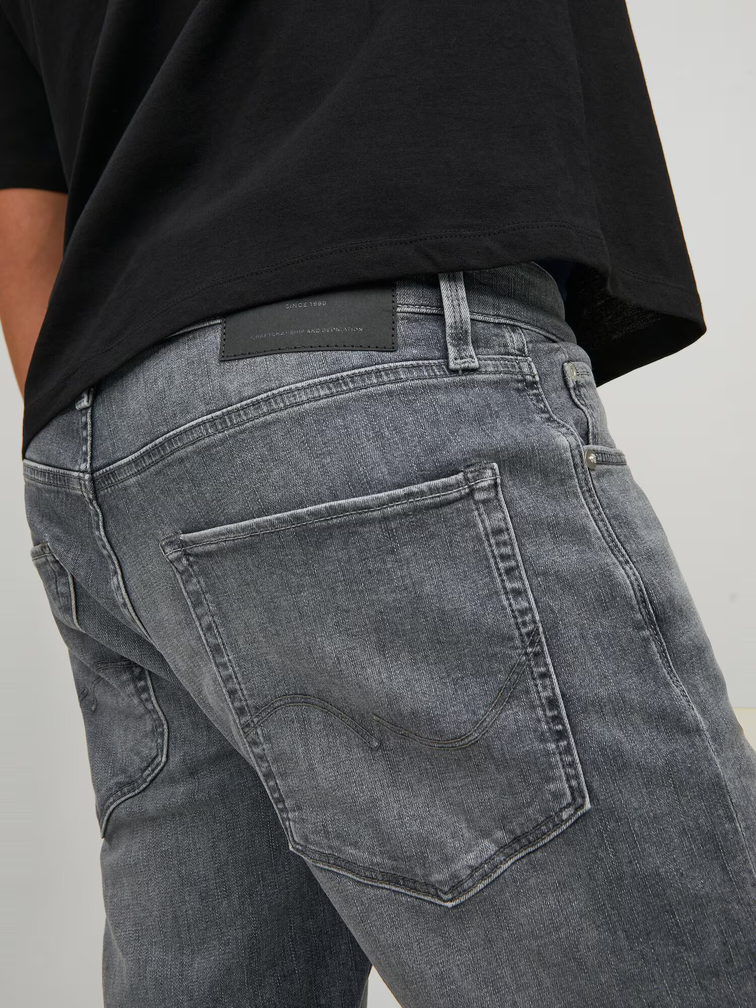 JACK & JONES Kavbojke 'Rick' siv denim - Pepit.si