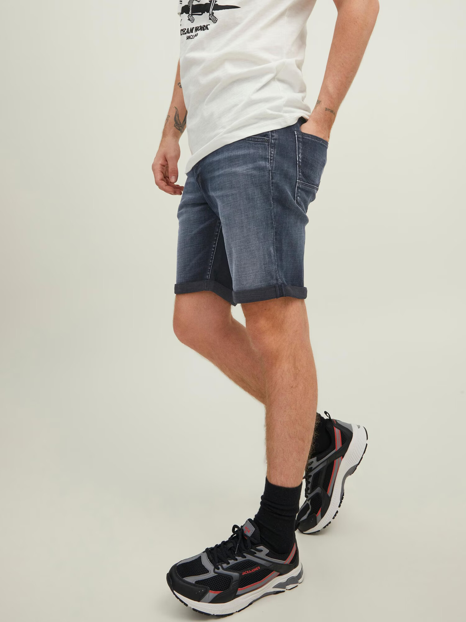 JACK & JONES Kavbojke 'Rick' temno modra - Pepit.si