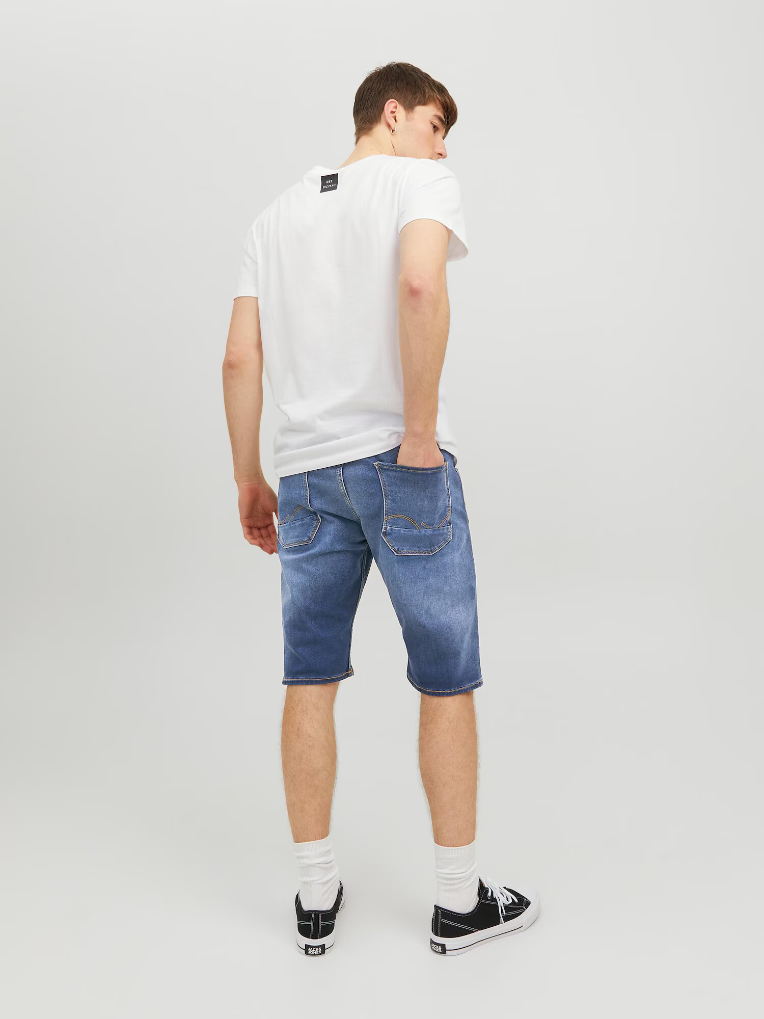 JACK & JONES Kavbojke 'Scale' moder denim / temno modra - Pepit.si