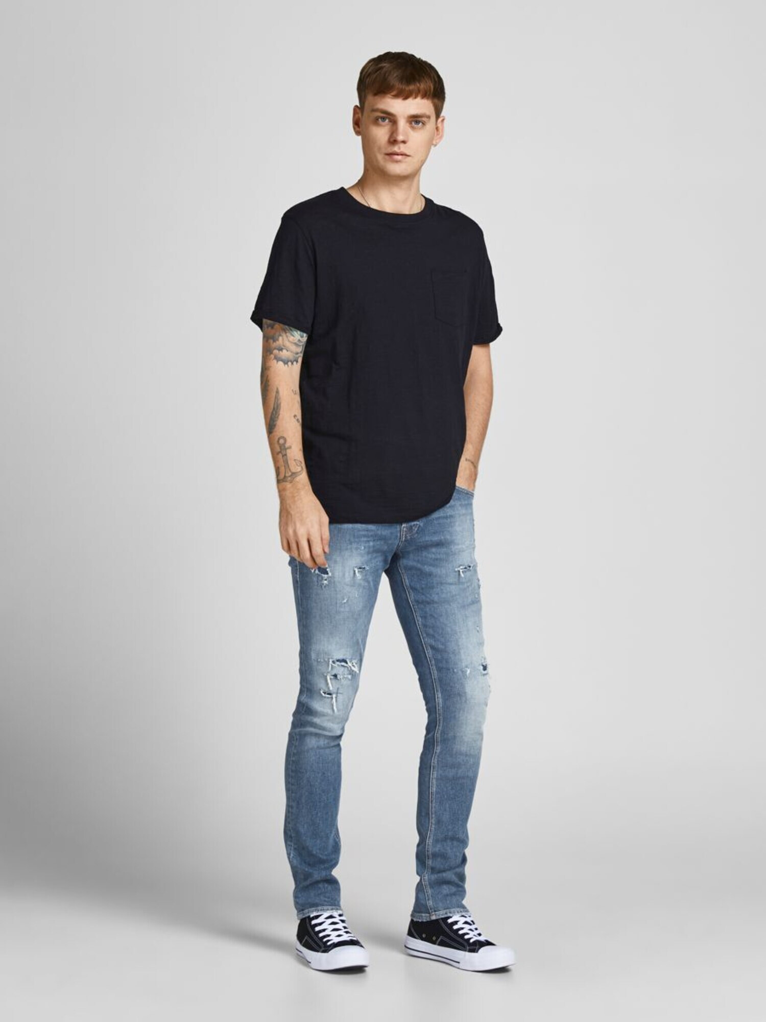 JACK & JONES Kavbojke 'Tim' moder denim - Pepit.si