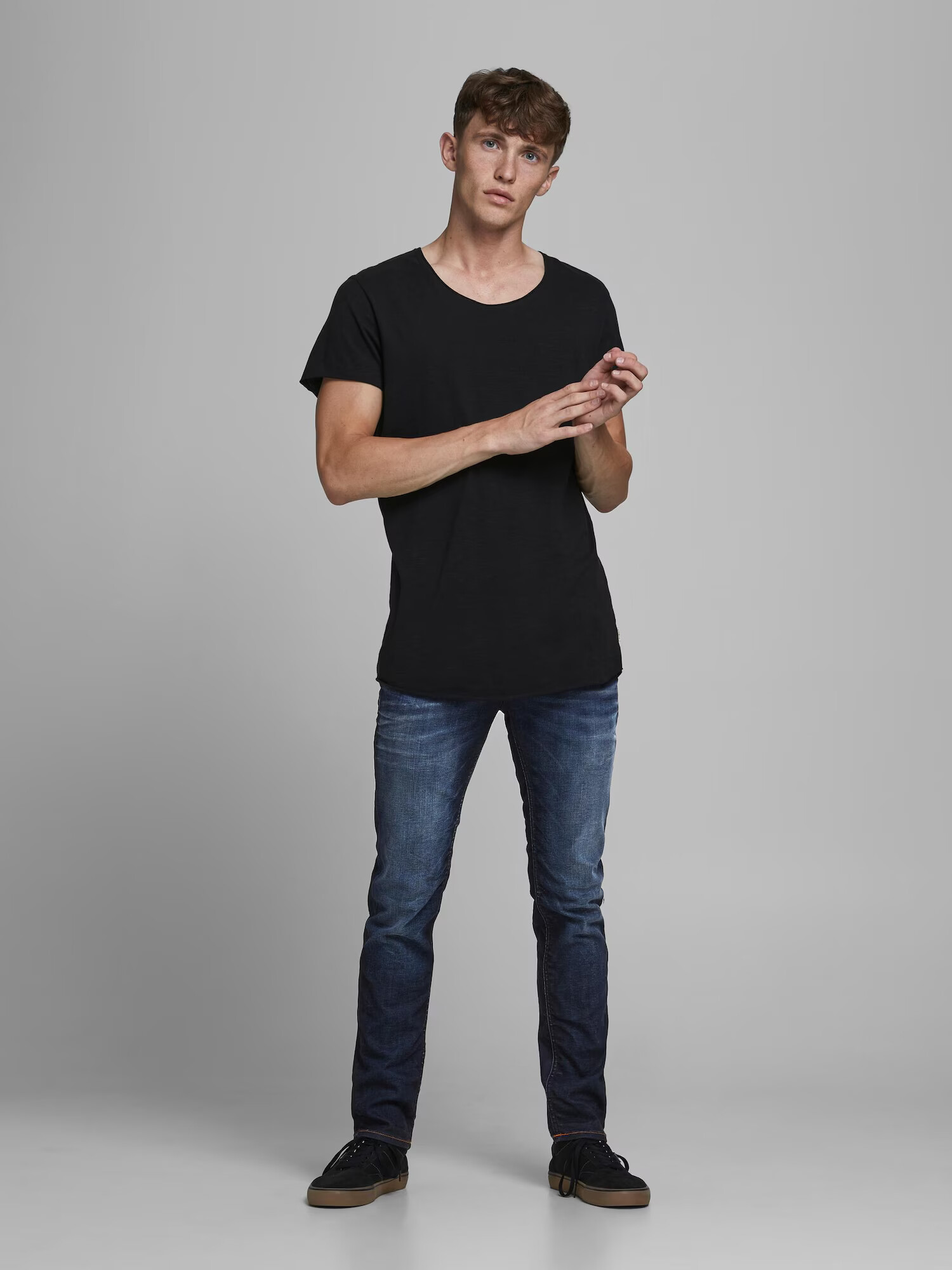 JACK & JONES Kavbojke 'Tim' temno modra - Pepit.si