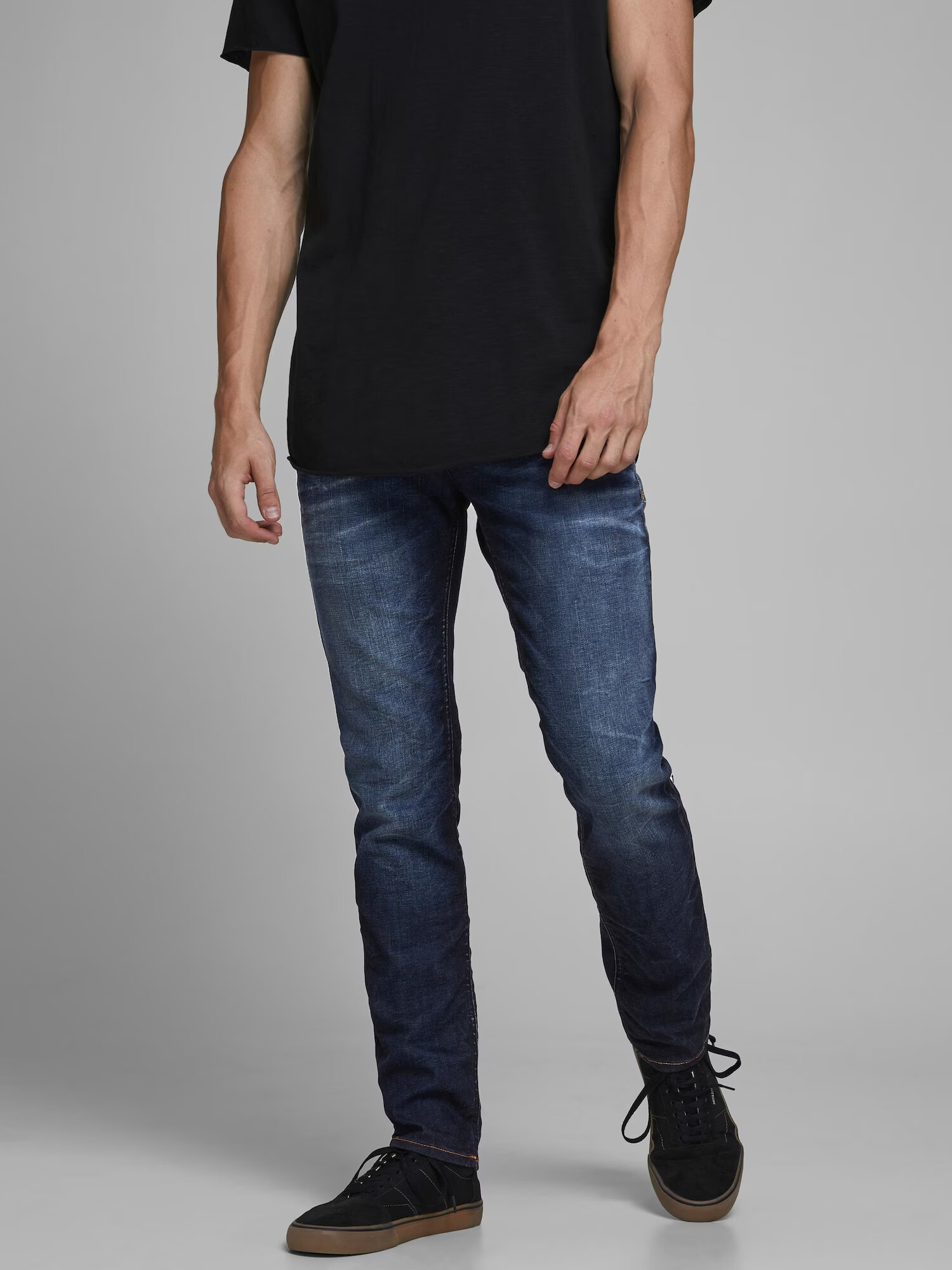 JACK & JONES Kavbojke 'Tim' temno modra - Pepit.si