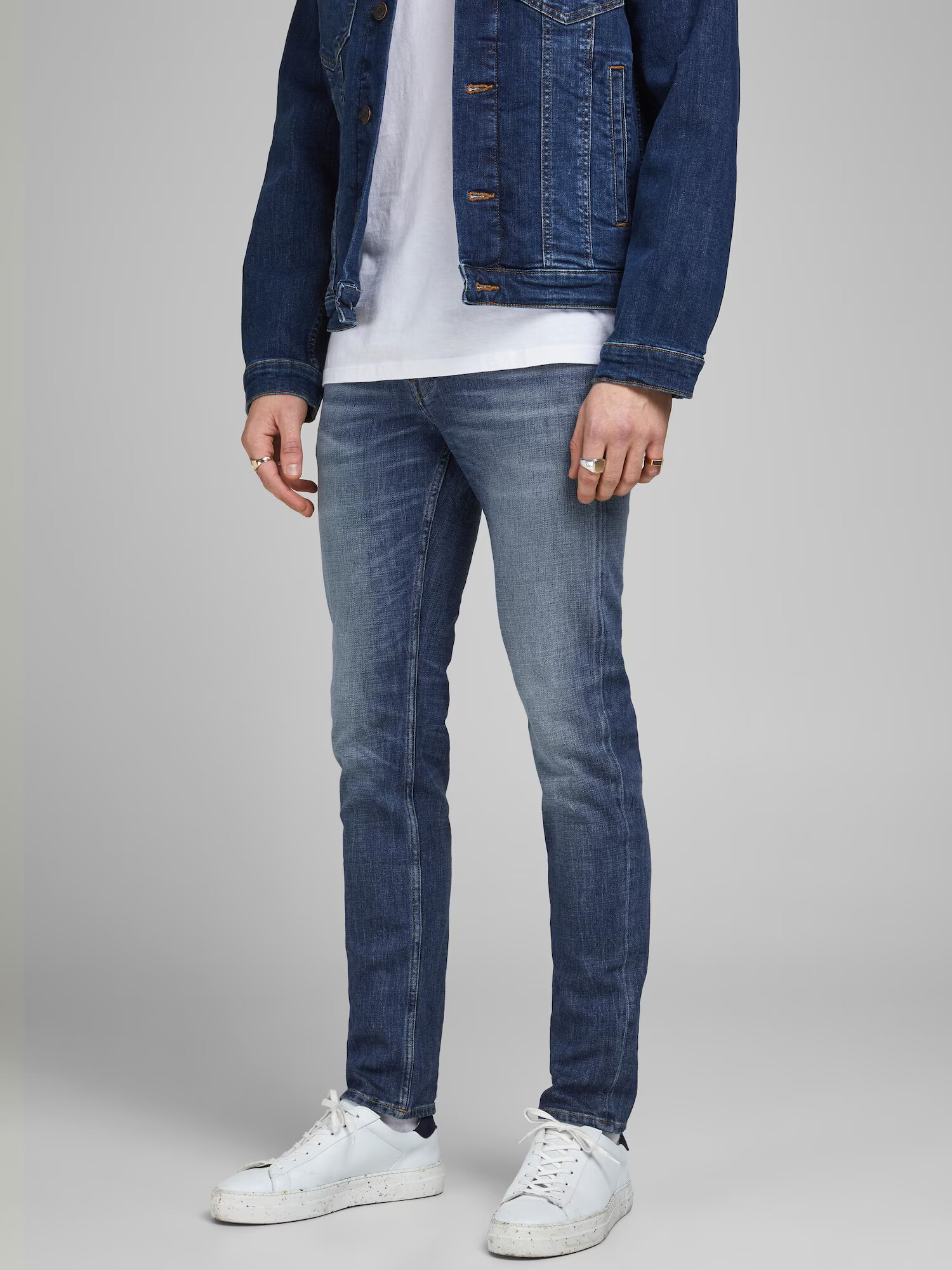 JACK & JONES Kavbojke 'Tim Vintage' moder denim - Pepit.si