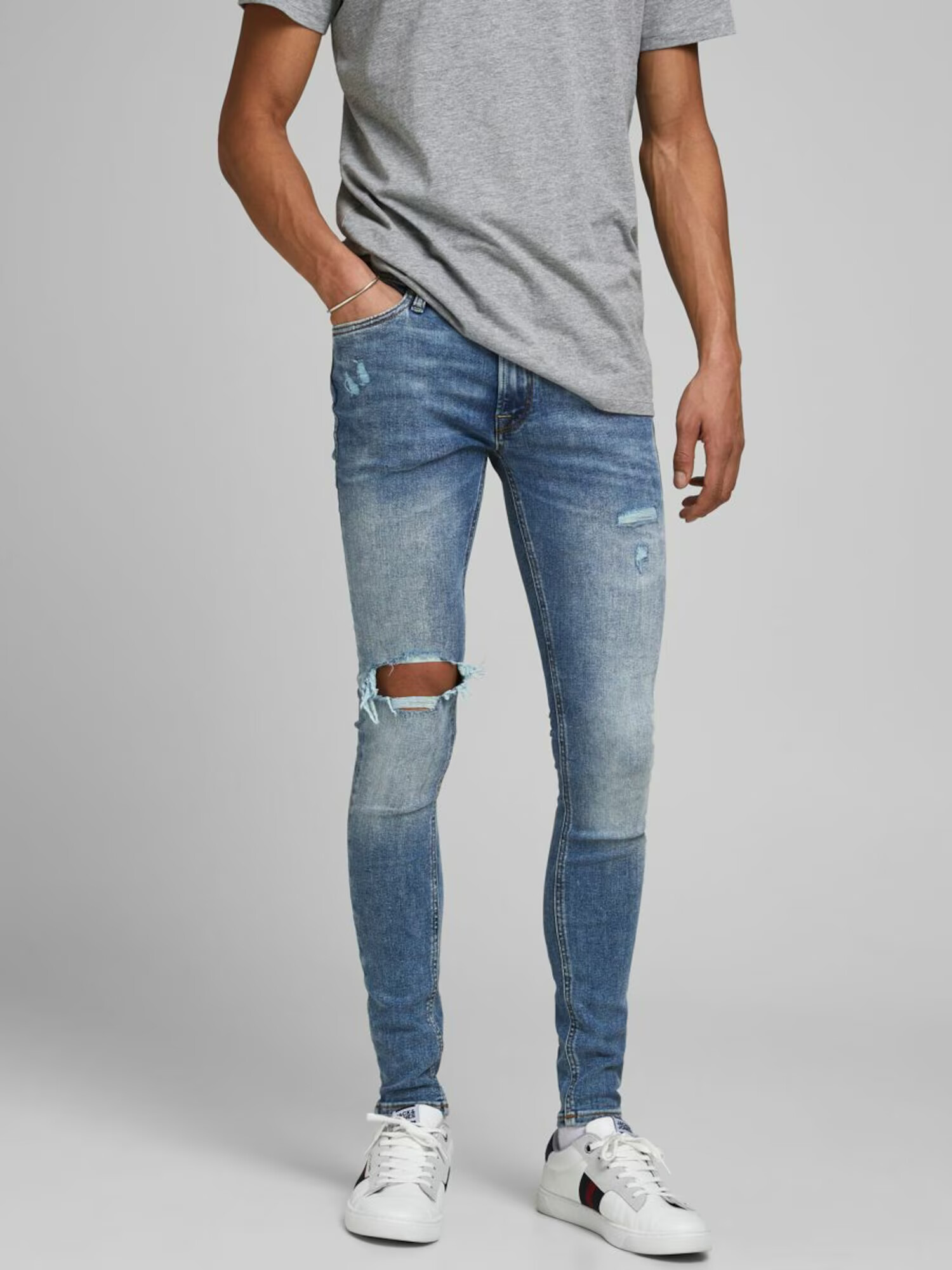 JACK & JONES Kavbojke 'Tom' moder denim - Pepit.si